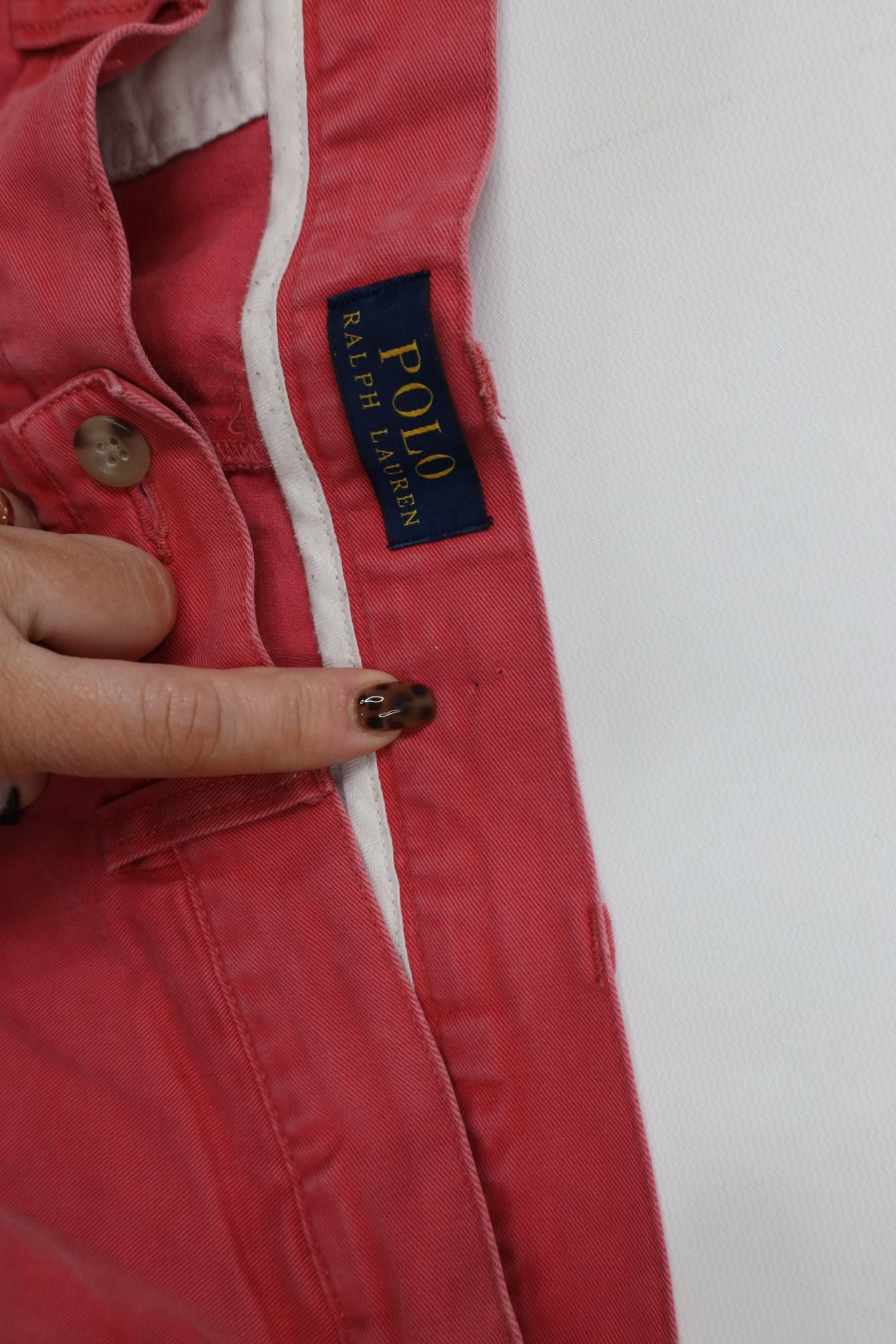 Polo Ralph Lauren Vintage Y2K Ralph Lauren Above Knee Chino Golf Shorts Red Size US 36 / EU 52 - 7 Thumbnail