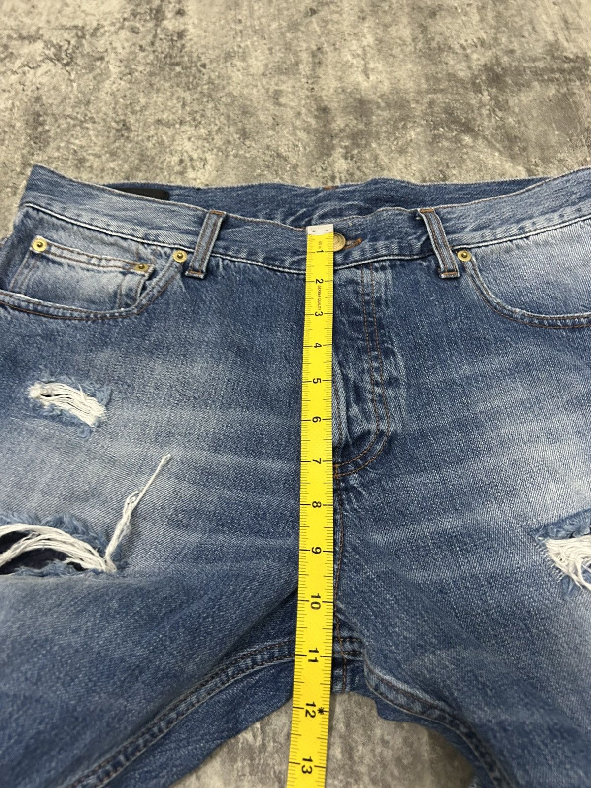 Alexander McQueen Alexander MQueen Style Destroyed Selvedge Jeans Size US 34 / EU 50 - 20 Thumbnail