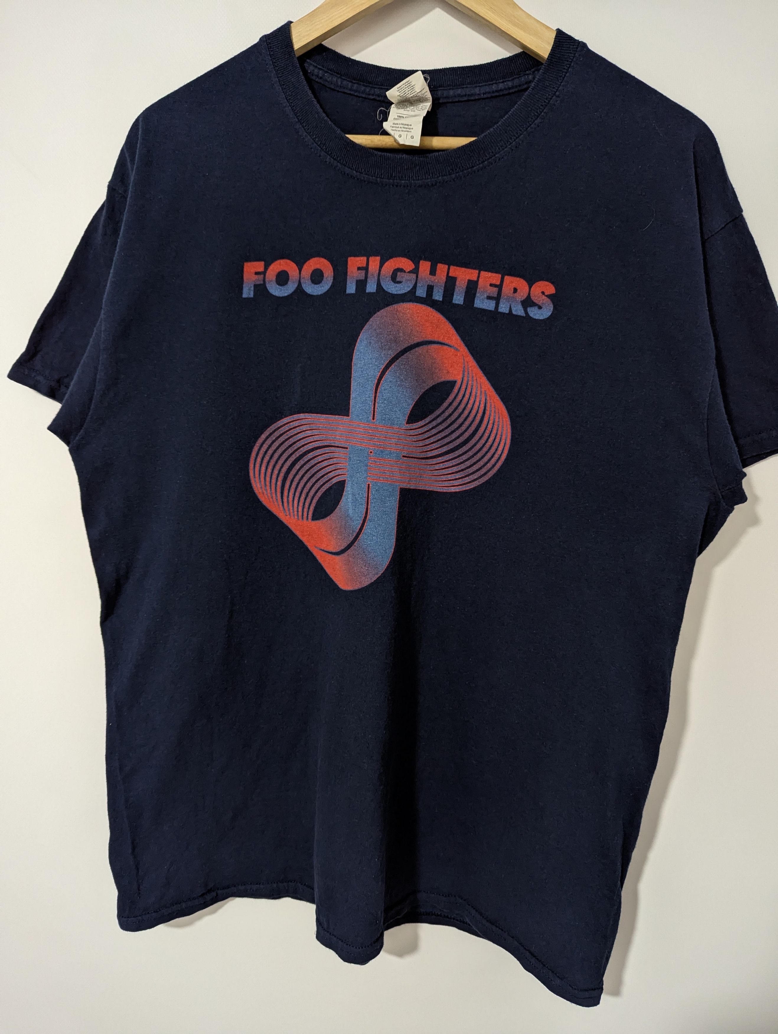 Band Tees × Vintage VINTAGE FOO FIGHTERS SPACE FIGHTERS Loops Logo T shirt Size US L / EU 52-54 / 3 - 2 Thumbnail