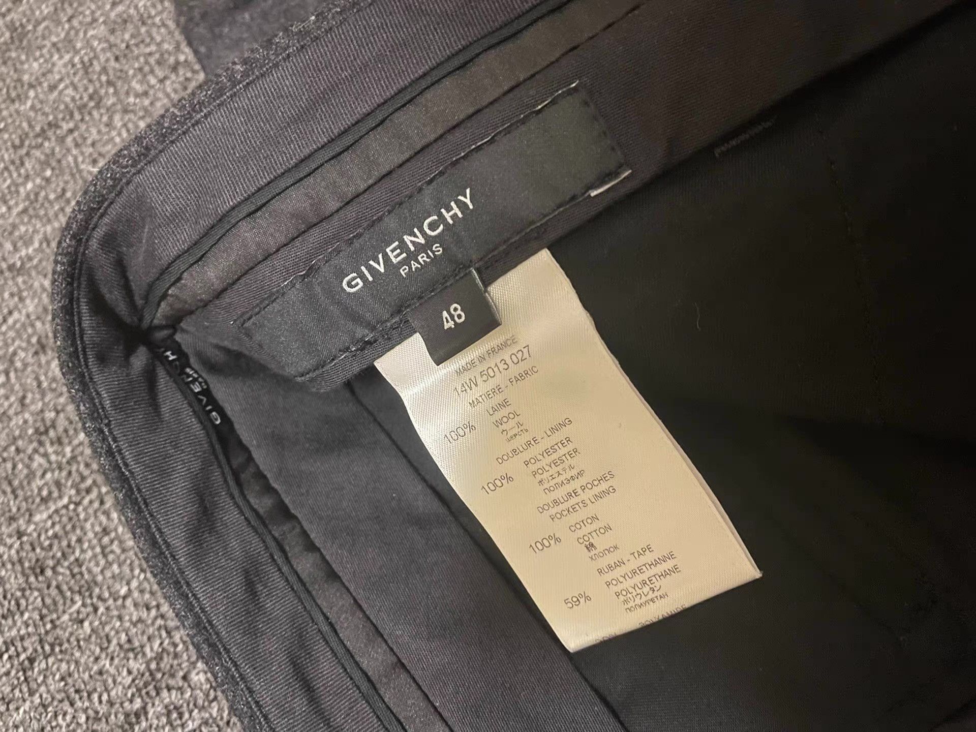 Givenchy Givenchy runway wide-leg wool casual pants Q4 Size US 32 / EU 48 - 6 Thumbnail