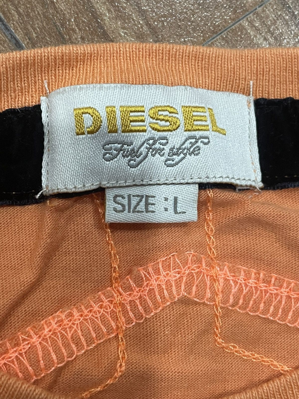Diesel Diesel Orange Tshirt Size US L / EU 52-54 / 3 - 5 Thumbnail