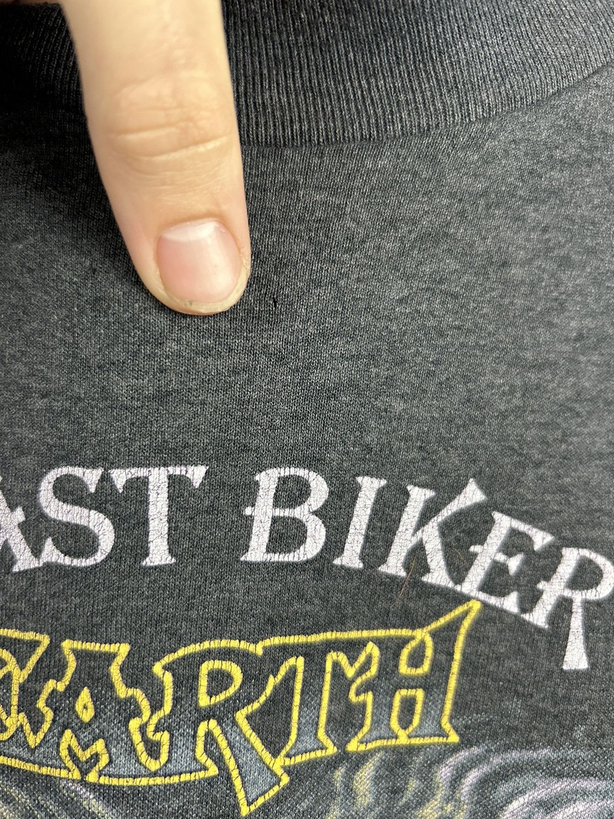 Harley Davidson Vintage 90s Harley Davidson The Last Biker on Earth Wizard Size US L / EU 52-54 / 3 - 14 Thumbnail