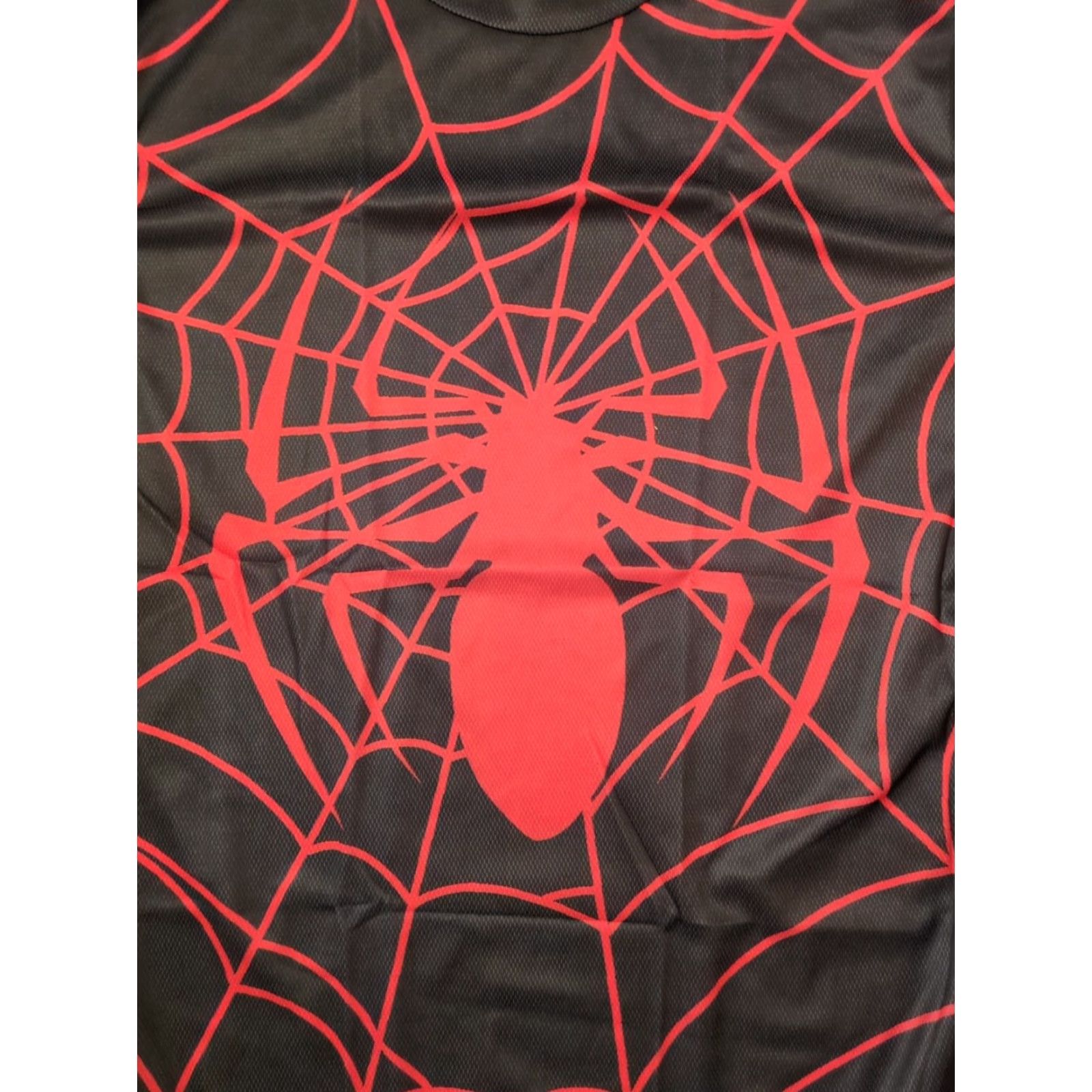 Parker SPIDER-MAN T SHIRT BLACK RED WEB PETER PARKER LARGE HALLOWEEN NEW COMFORTABLE Size US L / EU 52-54 / 3 - 2 Thumbnail