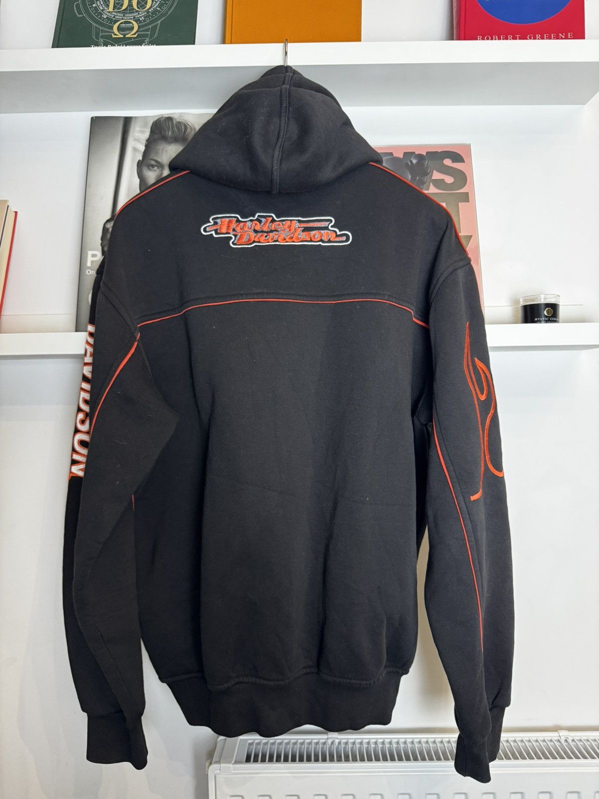 Harley Davidson Harley Davidson Vintage Moto Zip Hoodie Hype USA rare street Size US XL / EU 56 / 4 - 7 Thumbnail