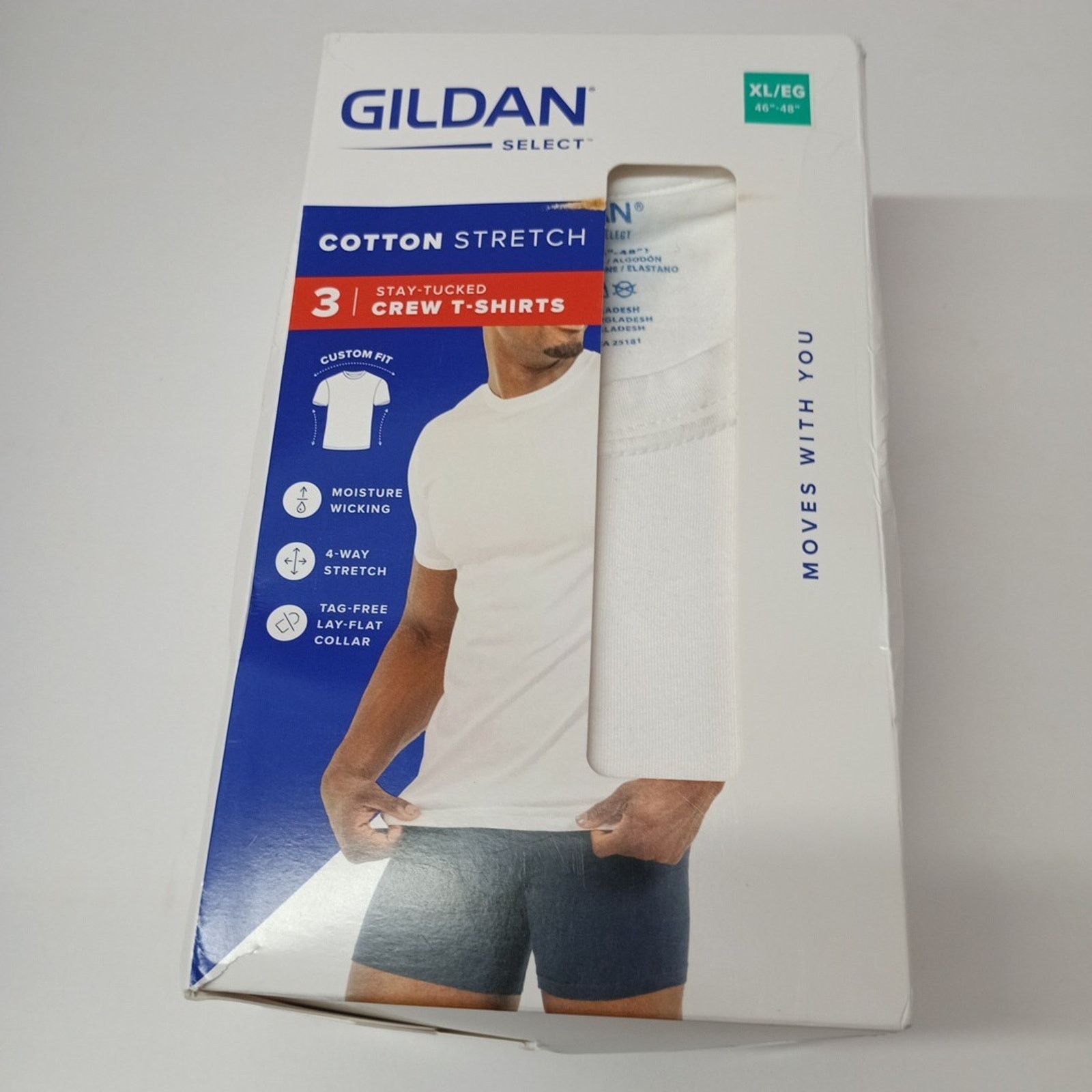 Gildan Gildan T-Shirt Men's Size XL 46"-48" White Tag Free 3 Tees Size US XL / EU 56 / 4 - 1 Thumbnail