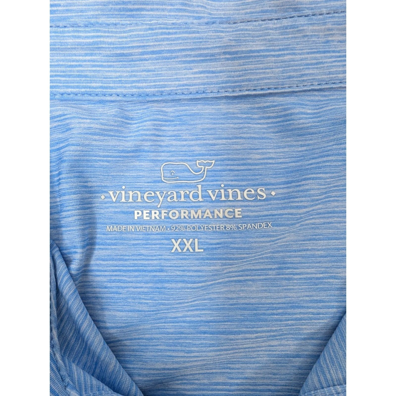 Vineyard Vines Vineyard Vines Performance Polo Shirt Men 2XL Blue White Striped Golf Preppy Shirt Polo Size US XXL / EU 58 / 5 - 5 Thumbnail
