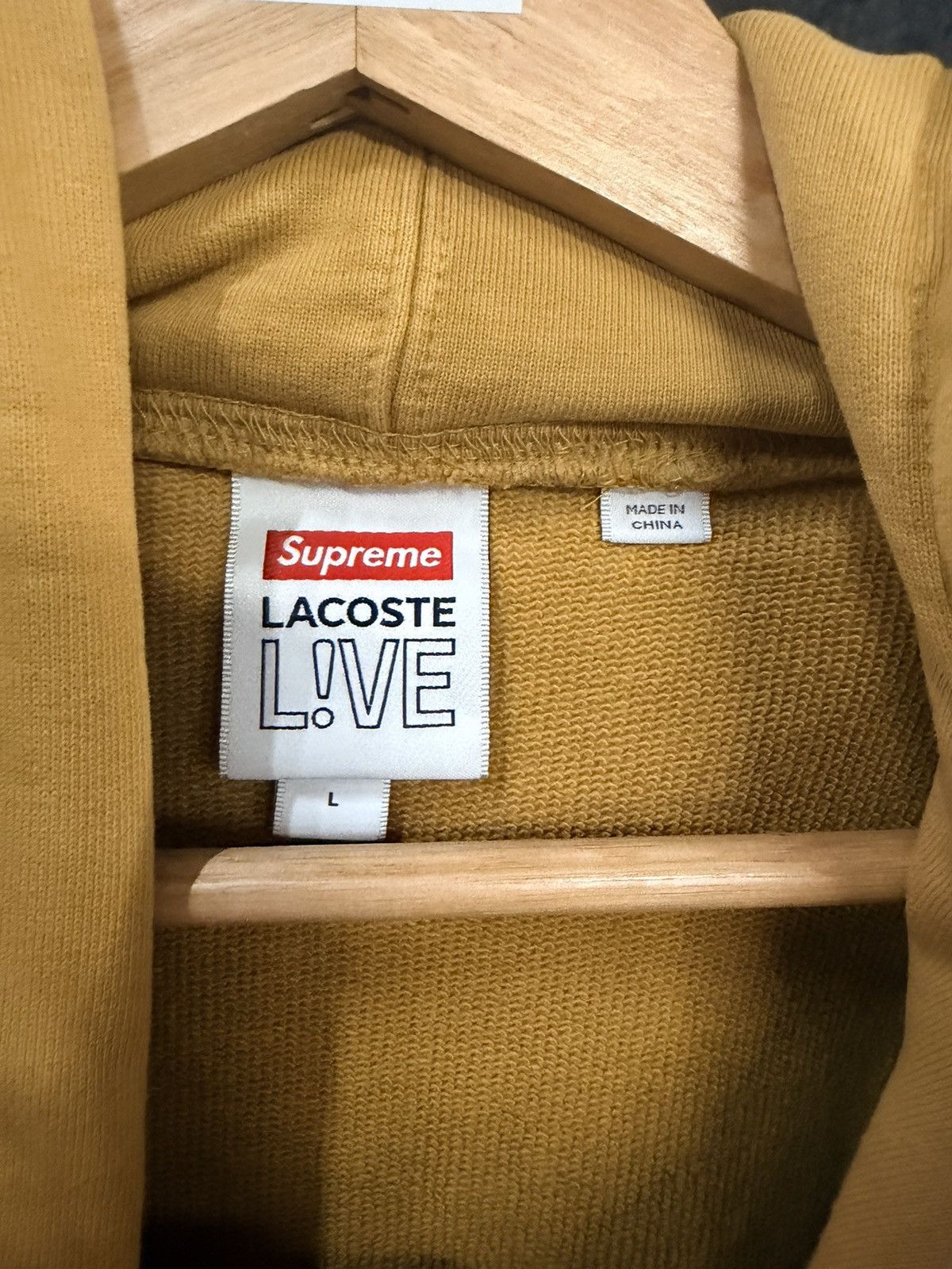 Lacoste × Supreme Supreme x Lacoste Hoodie Size US L / EU 52-54 / 3 - 3 Thumbnail