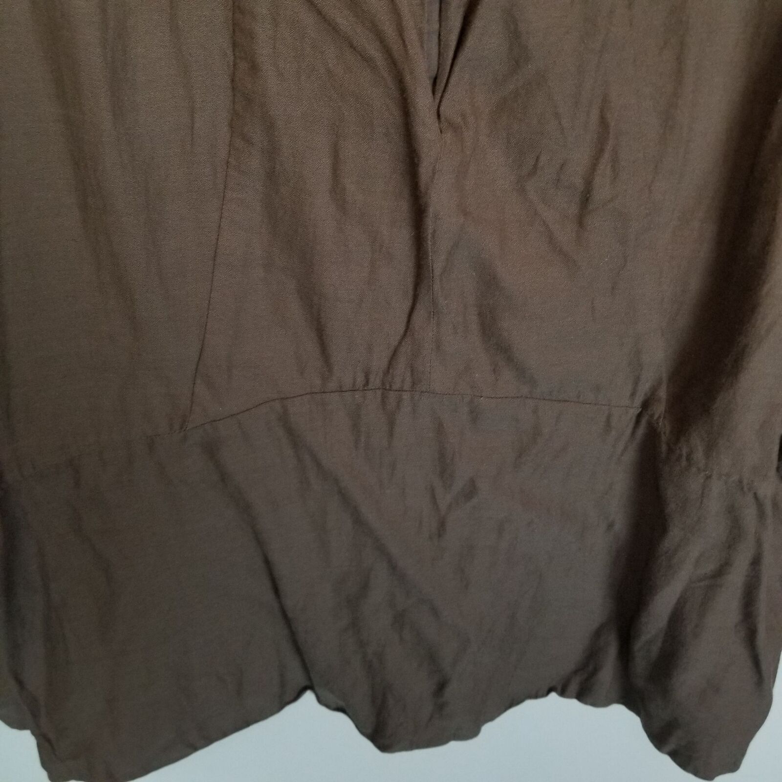 Iro IRO Womens Chocolate Brown Lagenlook Tunic Sz 40 (8) Coastal Size M / US 6-8 / IT 42-44 - 3 Thumbnail