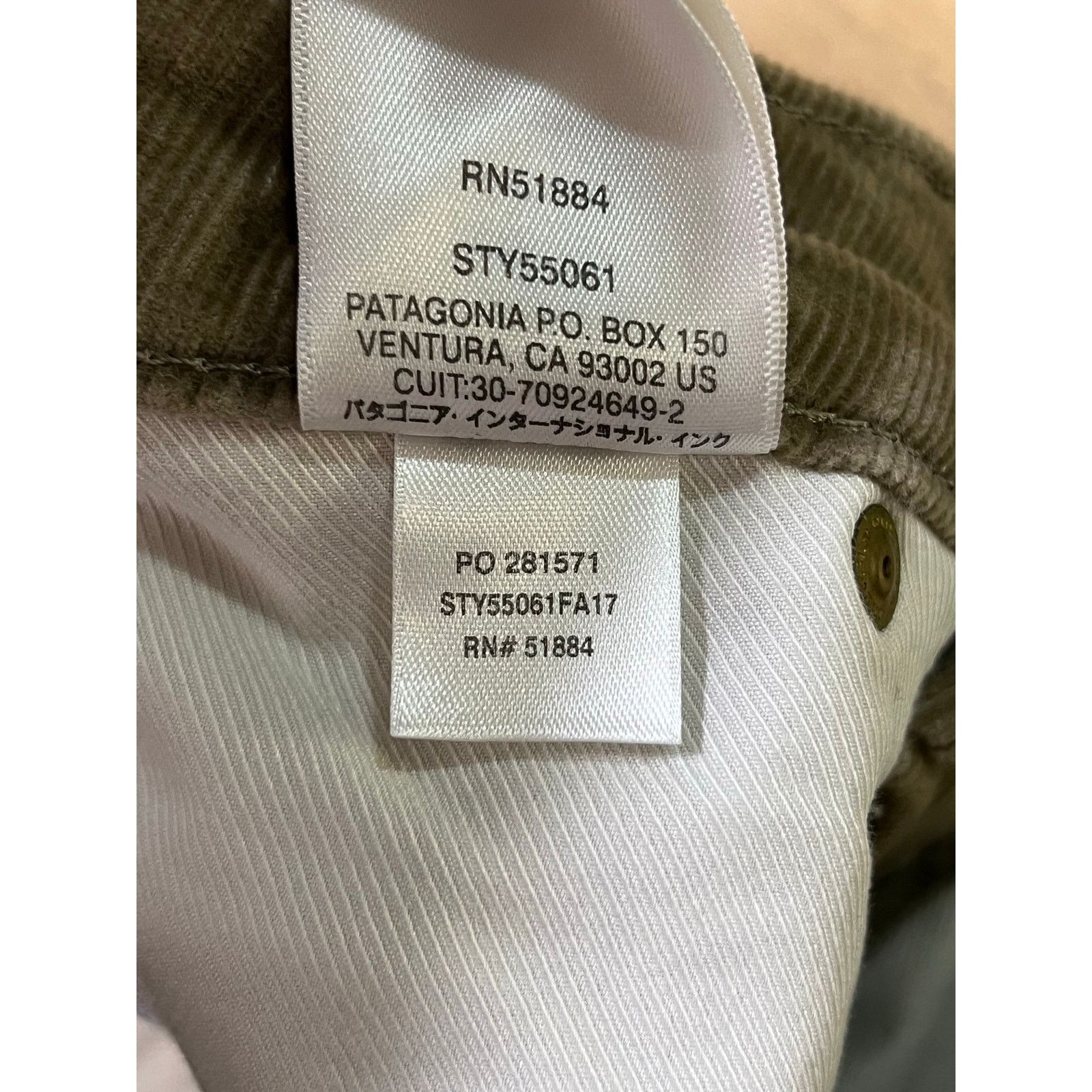 Patagonia Patagonia Corduroy Pants Womens 26 Organic Cotton Straight Size 26" / US 2 / IT 38 - 8 Thumbnail