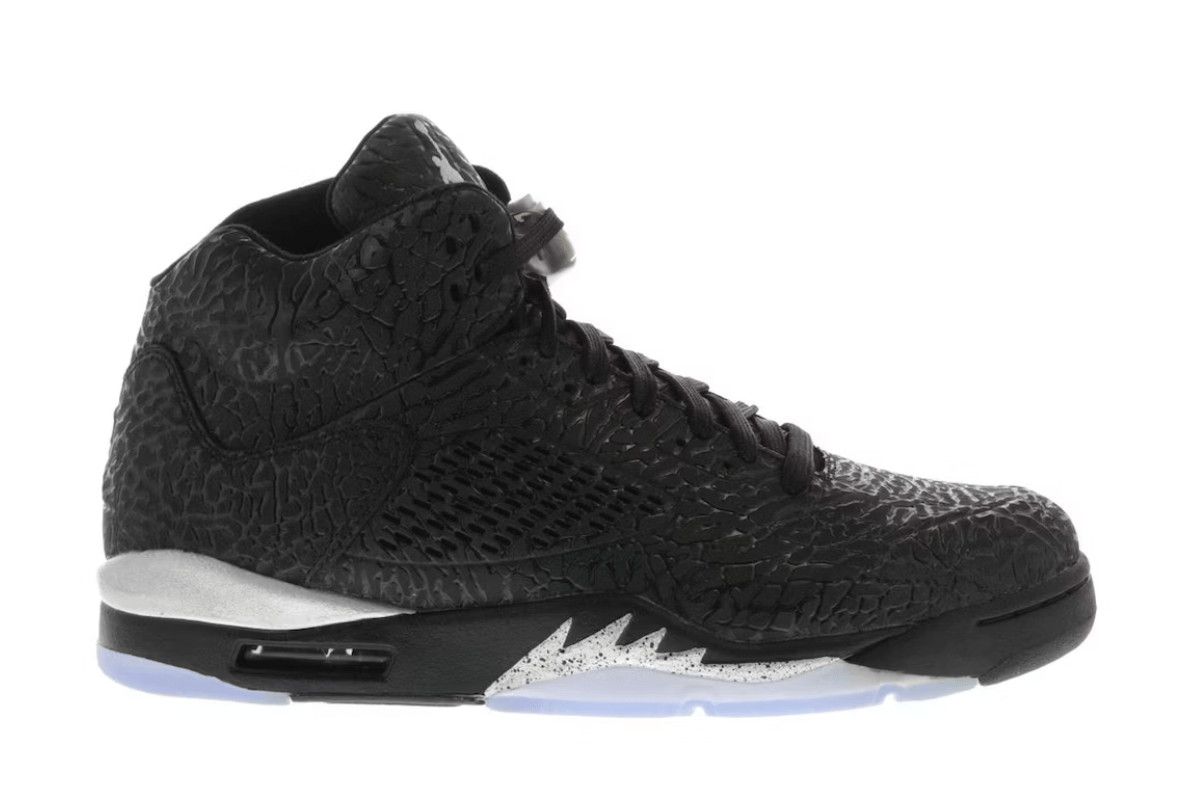 Nike 5 Retro 3Lab5 Black Silver Size US 9.5 / EU 42-43 - 1 Thumbnail