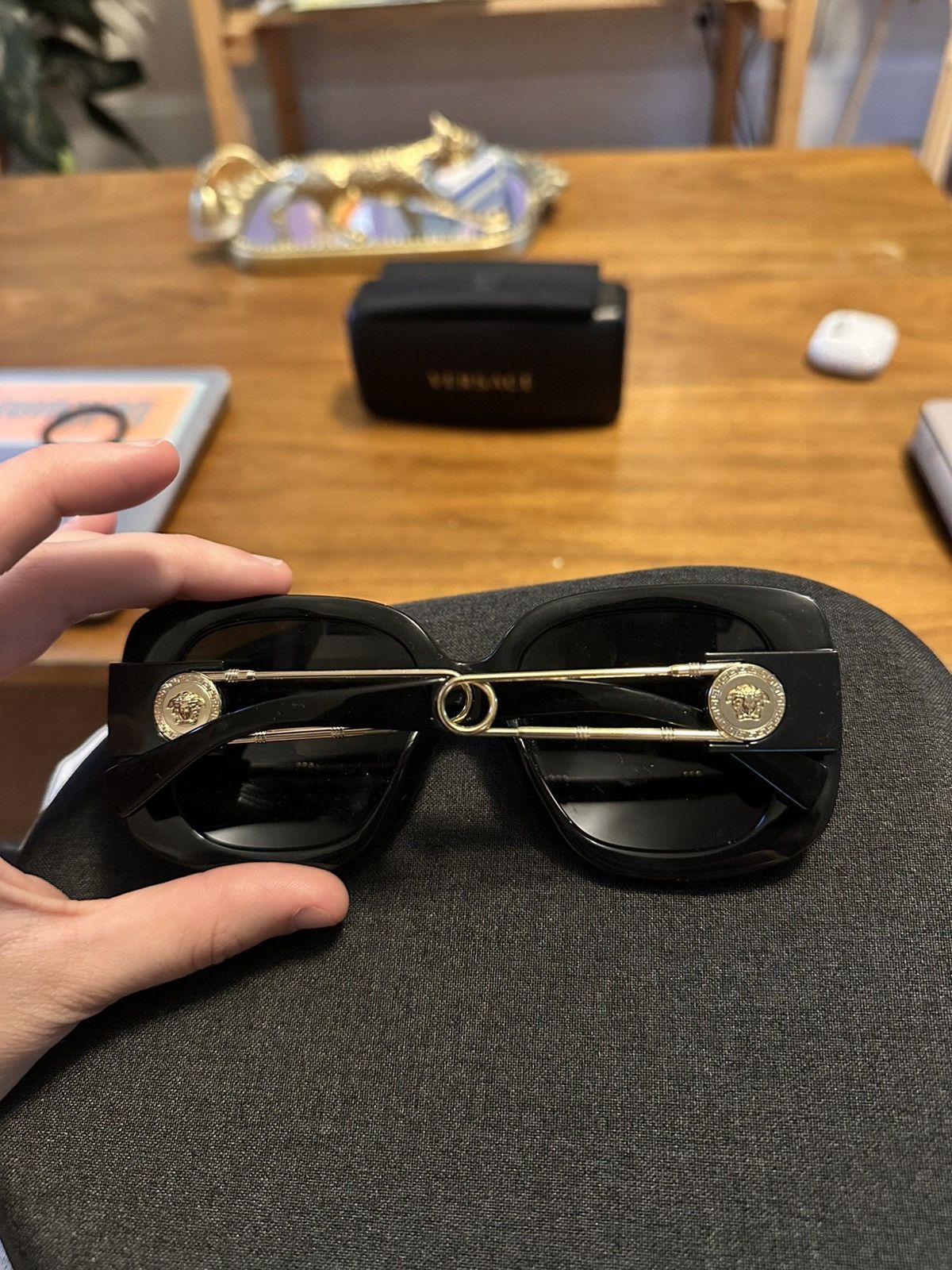 Designer × Versace Versace Sunglasses MOD.4411 Made in Italy Size ONE SIZE - 5 Thumbnail