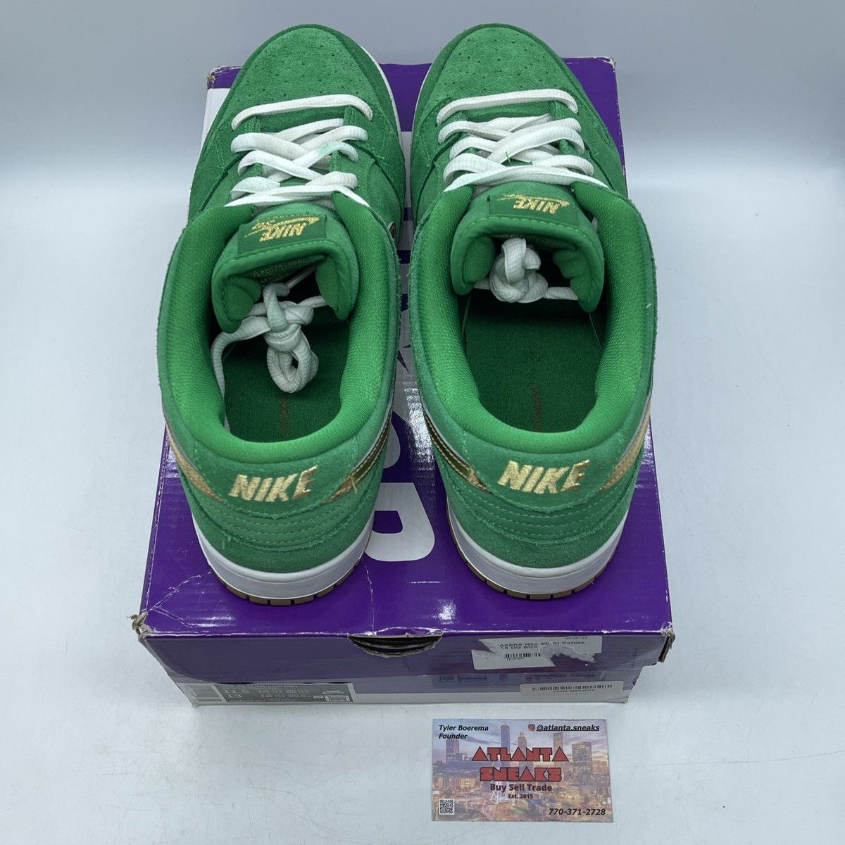 Nike Dunk low at Patrick day Size US 11.5 / EU 44-45 - 6 Thumbnail