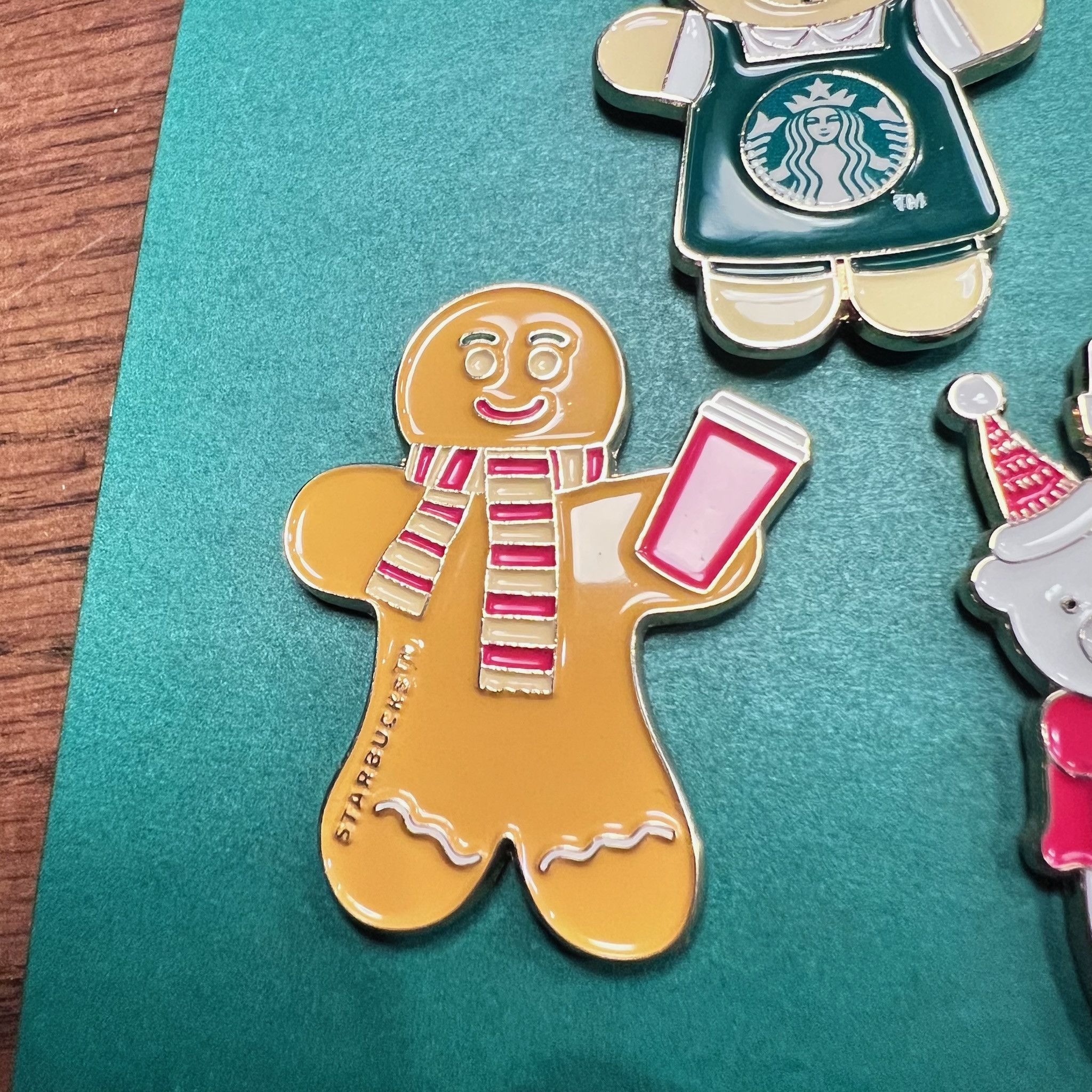Other NEW Starbucks 2025 Holiday Enamel 3 Pin Set Size ONE SIZE - 4 Thumbnail