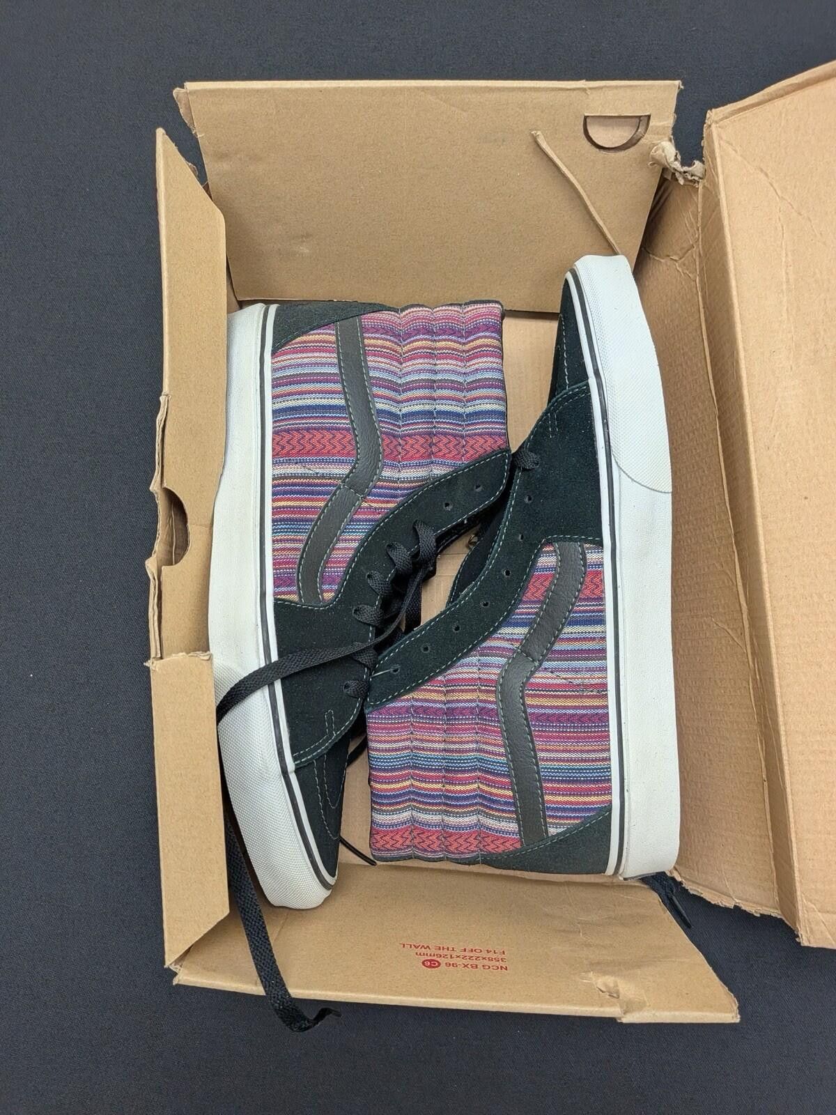 Vans Vans Sk8-Hi Guate Weave Black VN-0TS9GZ5 US10.5 Size US 10.5 / EU 43-44 - 9 Thumbnail