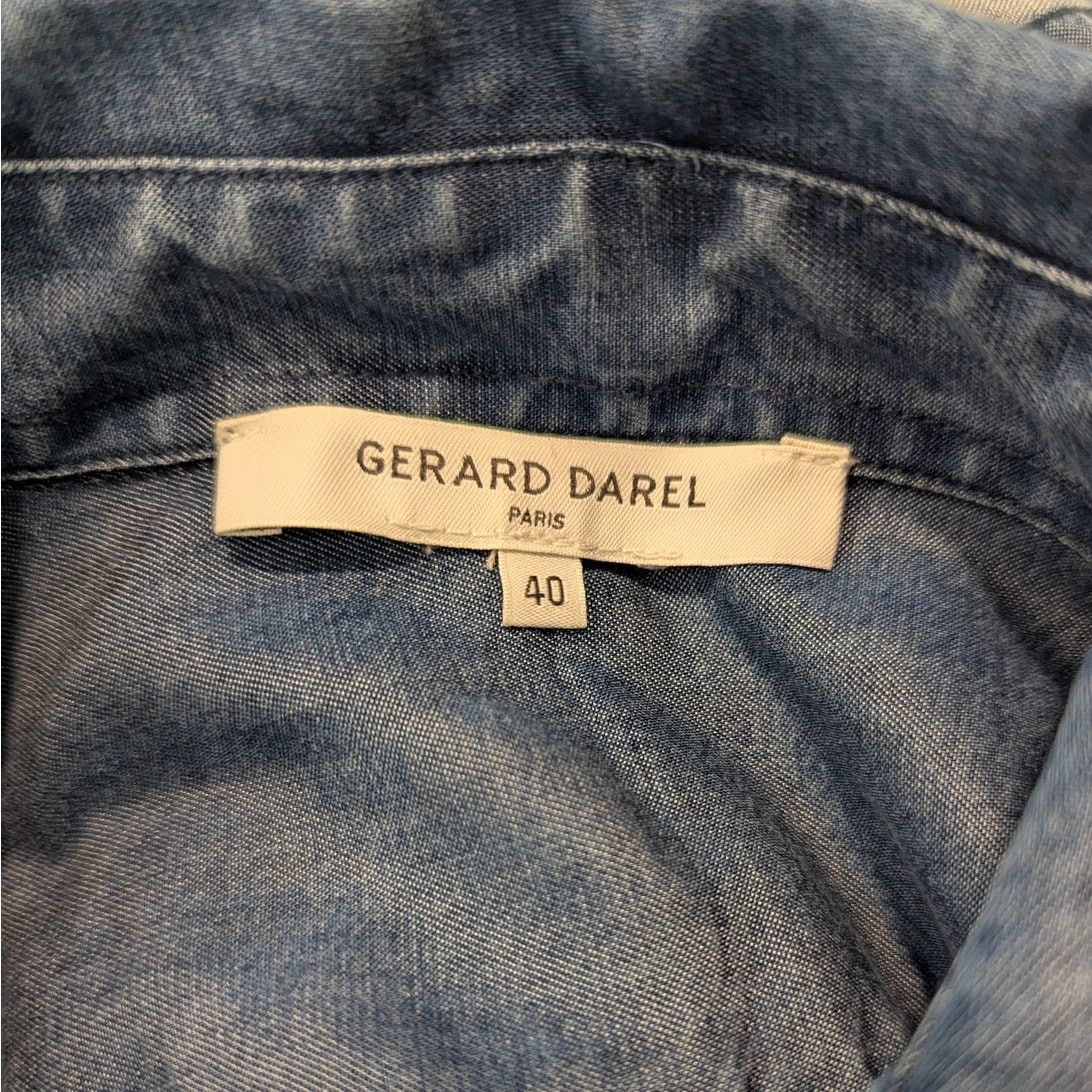 Gerard Darel Gerard Darel Paris Chambray Button Down Dress Size 40 Size M / US 6-8 / IT 42-44 - 5 Thumbnail