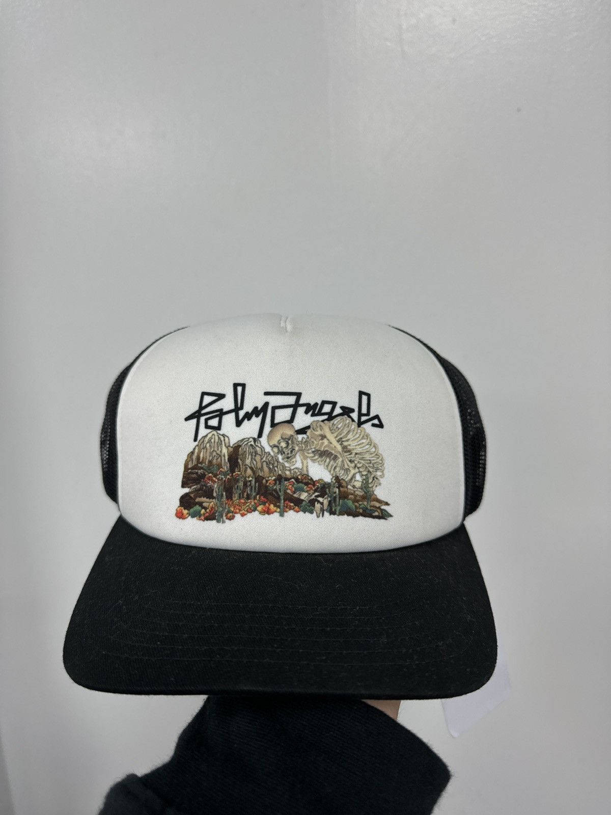 image of Palm Angels Hat in Black, Men's