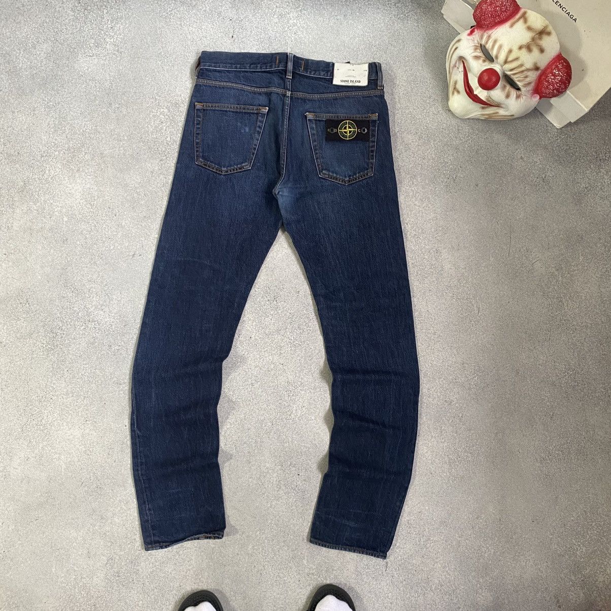 Stone Island × Vintage Vintage stone island marine jeans blue 80s 