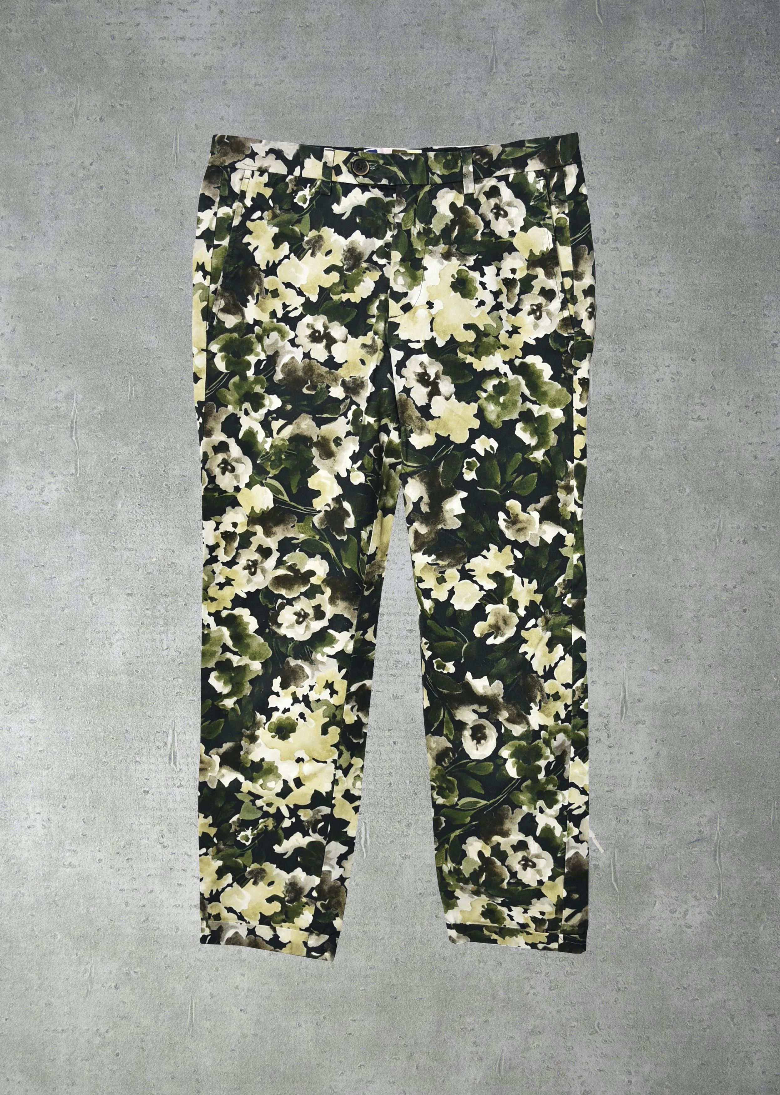 MSGM MSGM/graphic slacks pants/24479 - 0560 50 Size US 29 - 1 Thumbnail