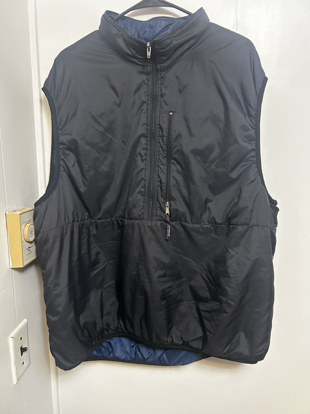 Patagonia Patagonia Puffball 1/2 zip Vest XXL Black / Blue Made in USA Size US XXL / EU 58 / 5 - 1 Thumbnail