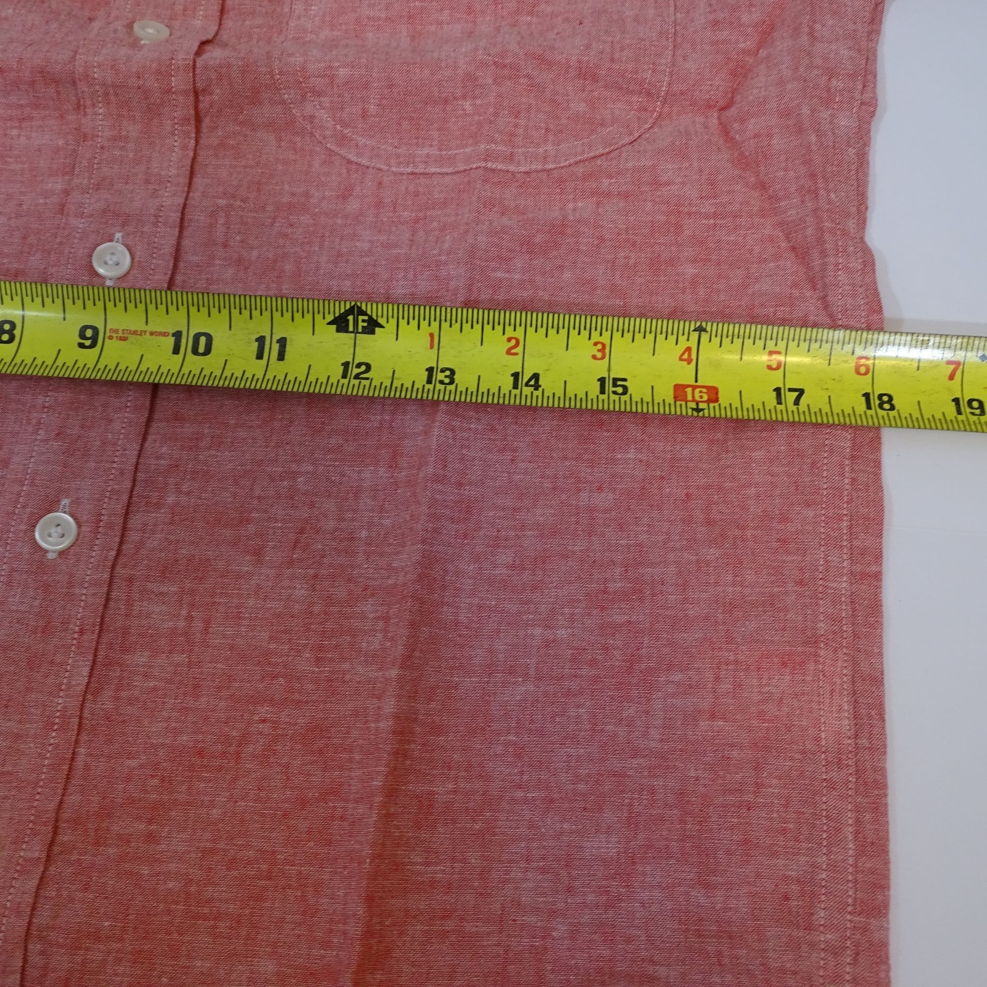 Duck Head Duck Head Wallace Men Red Button Down Collar Shirt Size XS Size US XS / EU 42 / 0 - 12 Thumbnail