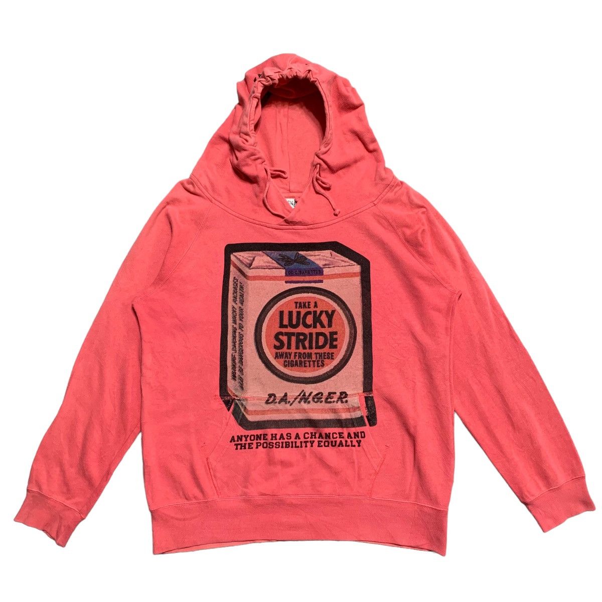 Japanese Brand Drastic High Vintage Lucky Stride Big Logo Hoodie Size US M / EU 48-50 / 2 - 1 Thumbnail