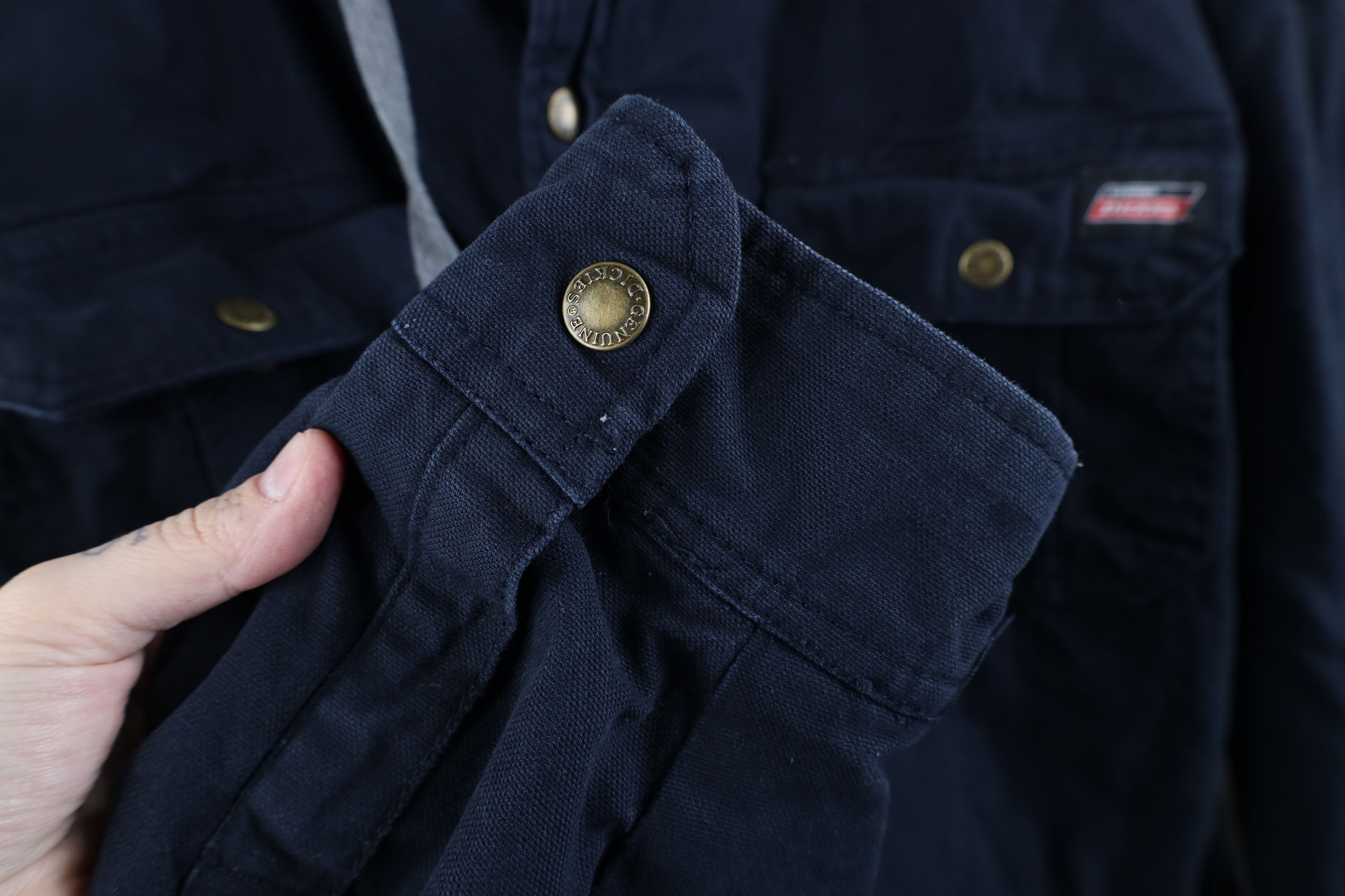 Dickies × Vintage Vintage Dickies Quilted Canvas Hooded Button Shirt Jacket Size US XXL / EU 58 / 5 - 8 Thumbnail