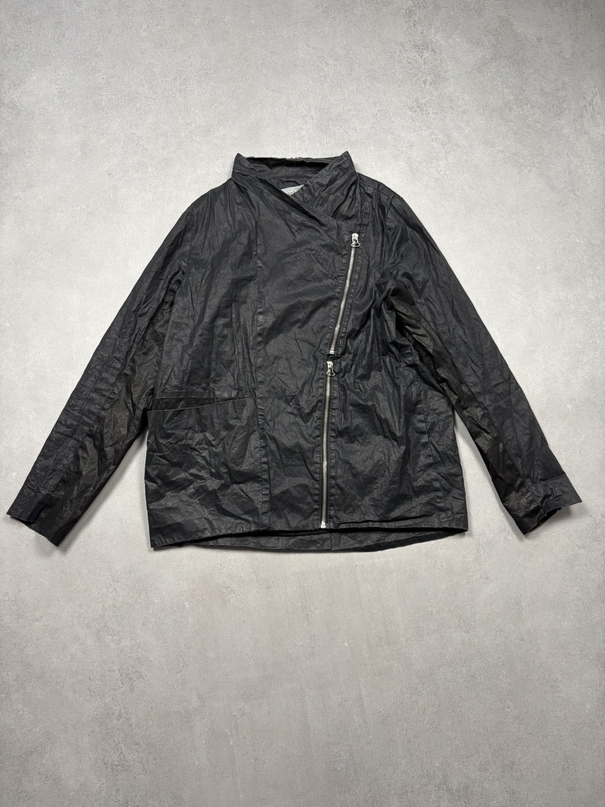 Other Art Point Asymmetric Zip Jacket Avant Garde Minimal Techwear Size S / US 4 / IT 40 - 1 Thumbnail