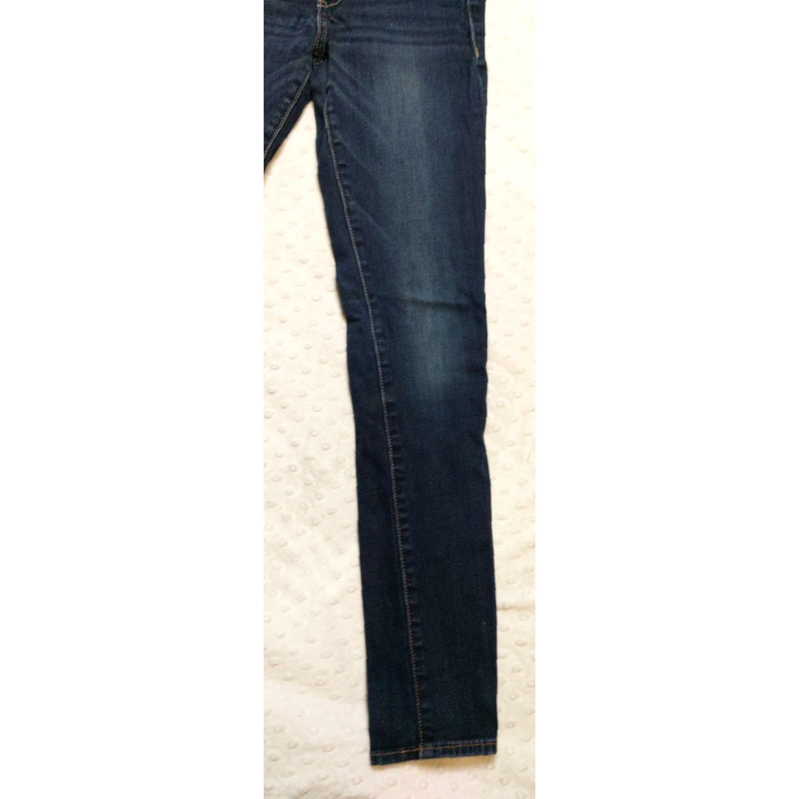 Abercrombie & Fitch Abercrombie & Fitch Jeans Medium Wash Distressed Skinny High Rise 26 X 29 Womens Vintage 90s Love Preppy Blue Cotton Elastane Regular Rise Jeans Women Size 26" / US 2 / IT 38 - 2 Thumbnail