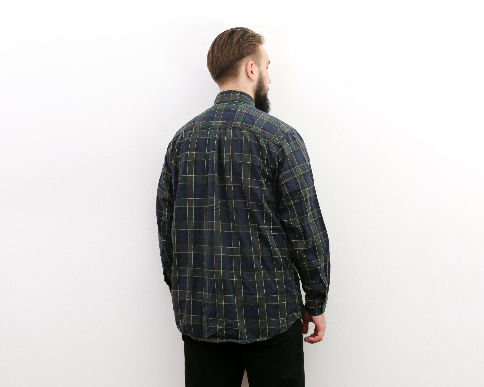 L.L. Bean × Vintage Men's L TALL Plaid Shirt Casual Button Up Flannel Longsleeve Size US L / EU 52-54 / 3 - 5 Thumbnail