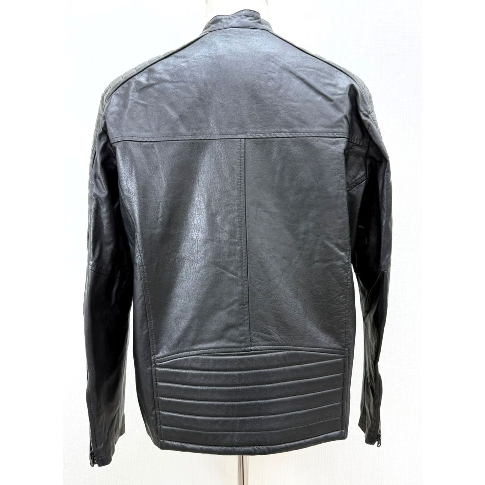Vintage Men's Italian Sheepskin Leather Premium Soft Black Jacket Size Medium Size US M / EU 48-50 / 2 - 2 Thumbnail