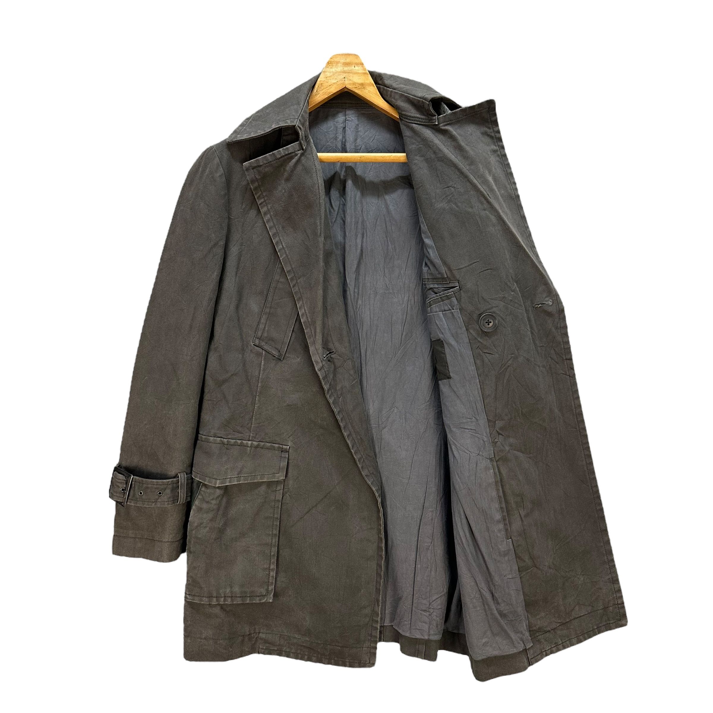 Y's Y's Single Button Trench Coat Jacket Avant Garde #A51-1184 Size US L / EU 52-54 / 3 - 7 Thumbnail