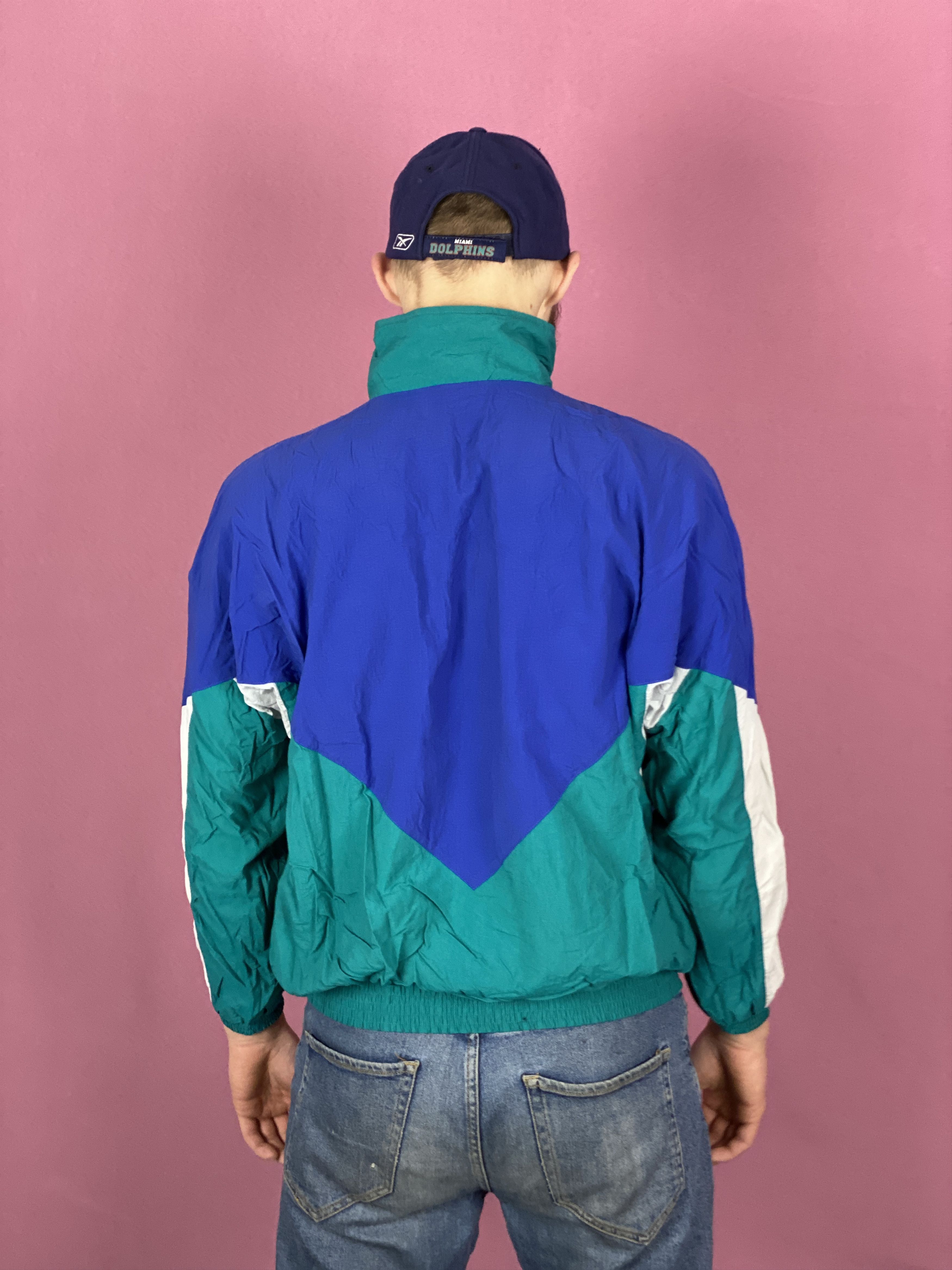 Vintage 90s Cats Vintage Men's Windbreaker Jacket - M Size US M / EU 48-50 / 2 - 3 Thumbnail
