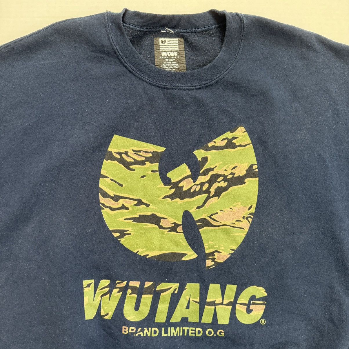 Wu-Tang Clan 🔴Wu-Tang Sweater Size XL Camouflage WuTang Crewneck Killarmy Size US XXL / EU 58 / 5 - 2 Thumbnail