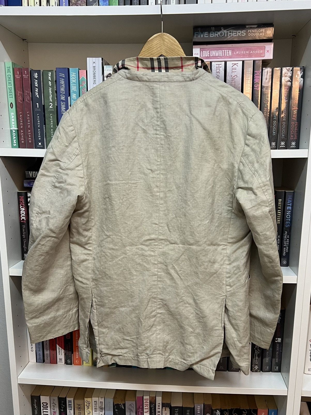 Burberry Burberry London Linen Blazer Size US L / EU 52-54 / 3 - 3 Thumbnail