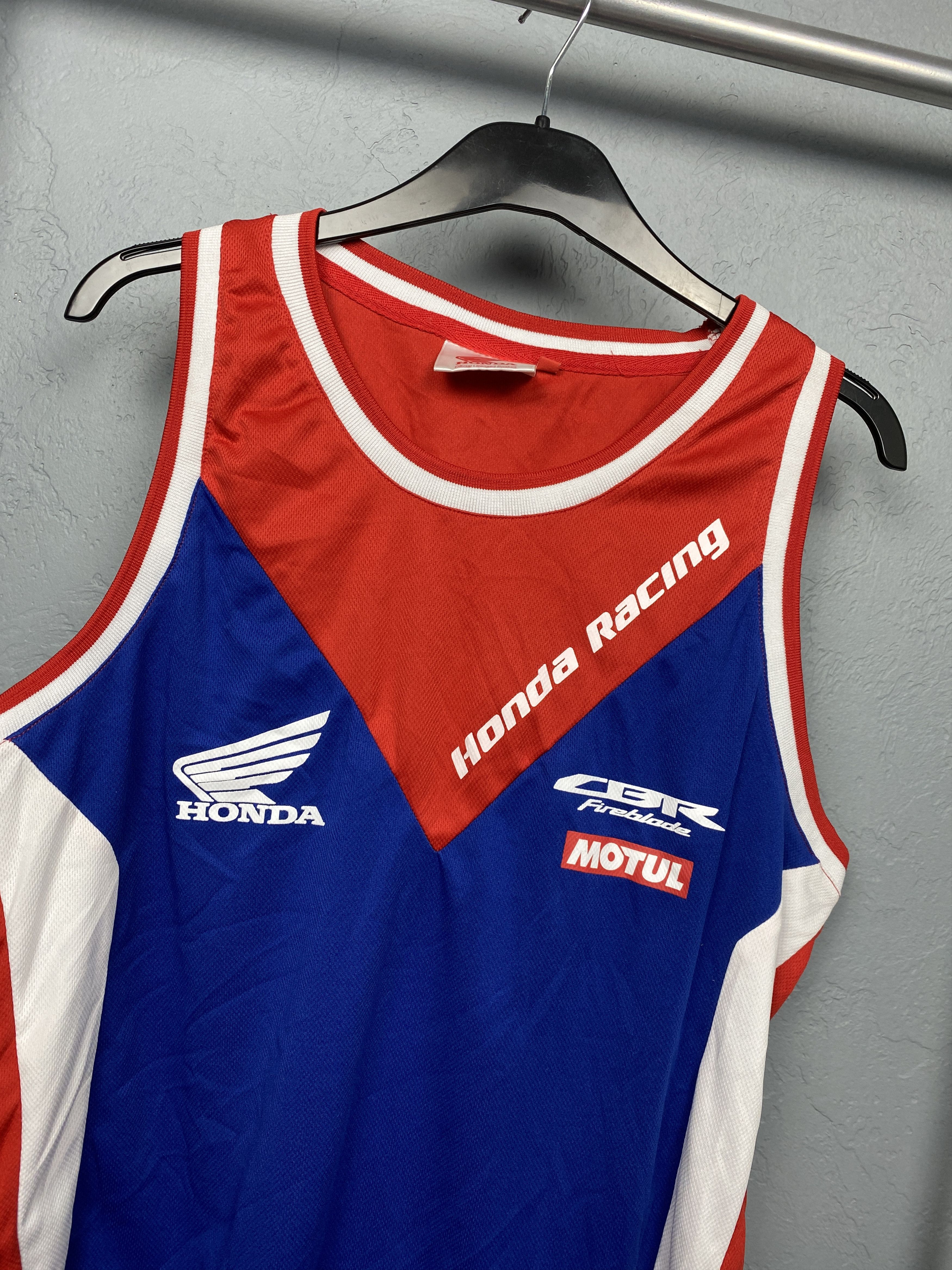 Honda × Vintage Honda CBR Racing Vintage Mens Sleveless T-Shirt Size US L / EU 52-54 / 3 - 2 Thumbnail