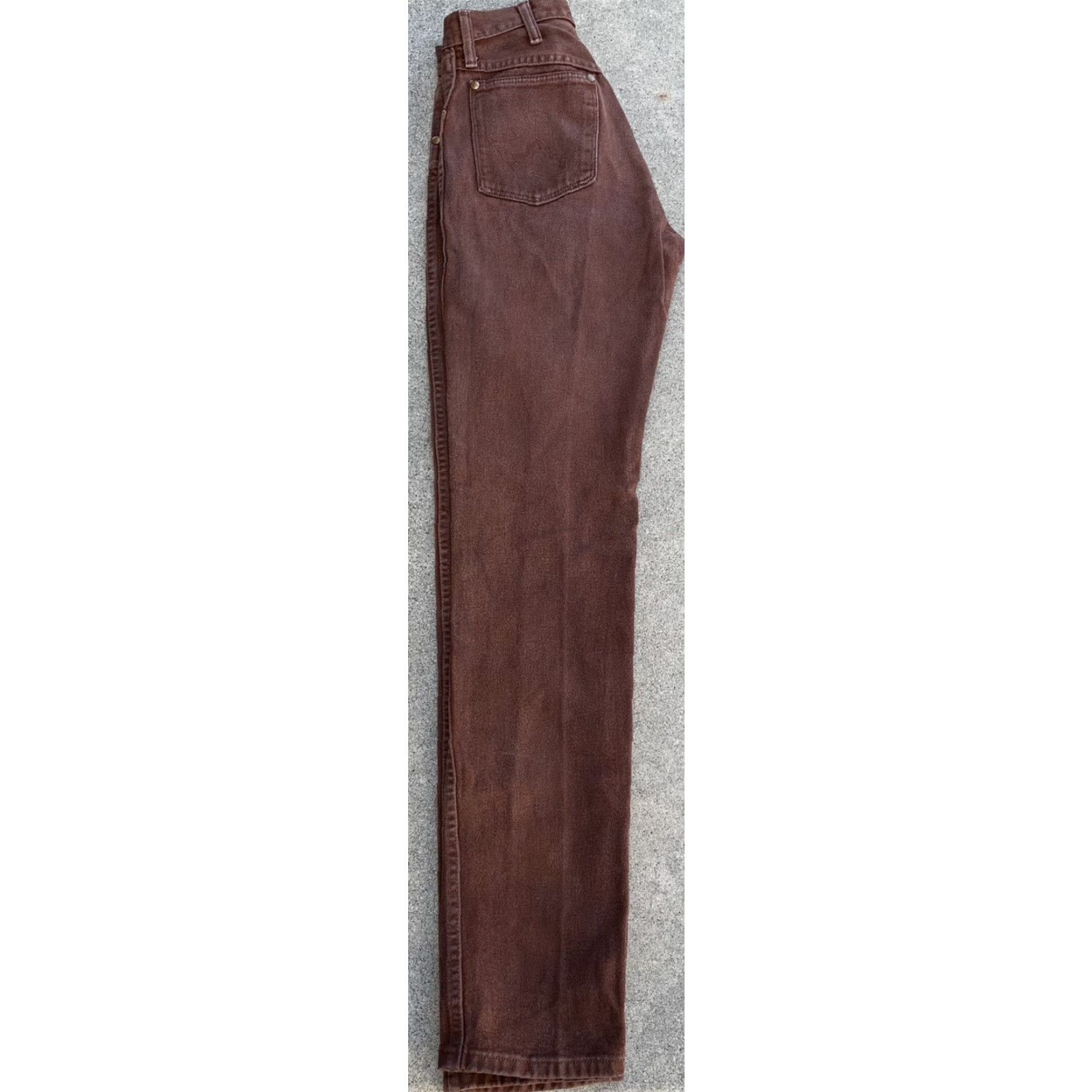 Wrangler VINTAGE Wrangler Jeans High Waist Brown size 7 X 36 27 in Waist 35.5 in Inseam Womens? (No gender specified) Size 28" / US 6 / IT 42 - 5 Thumbnail