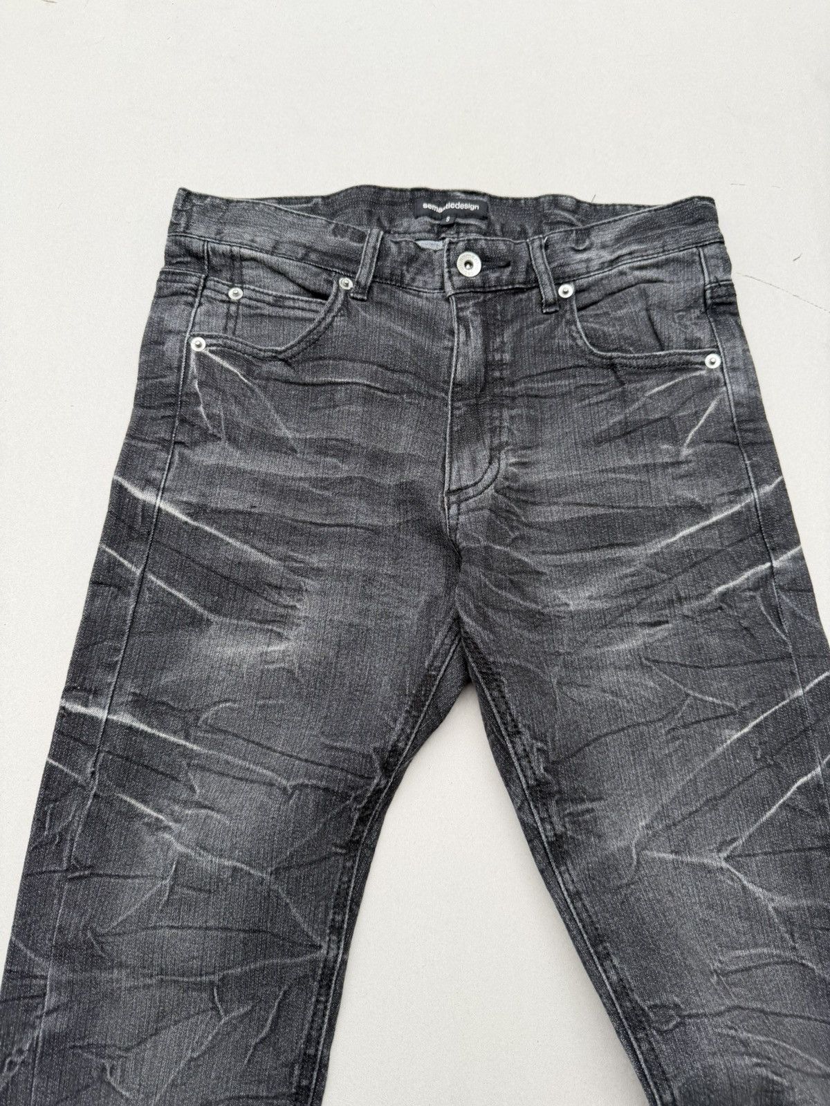 Japanese Brand lace up flare jeans Size US 32 / EU 48 - 2 Thumbnail