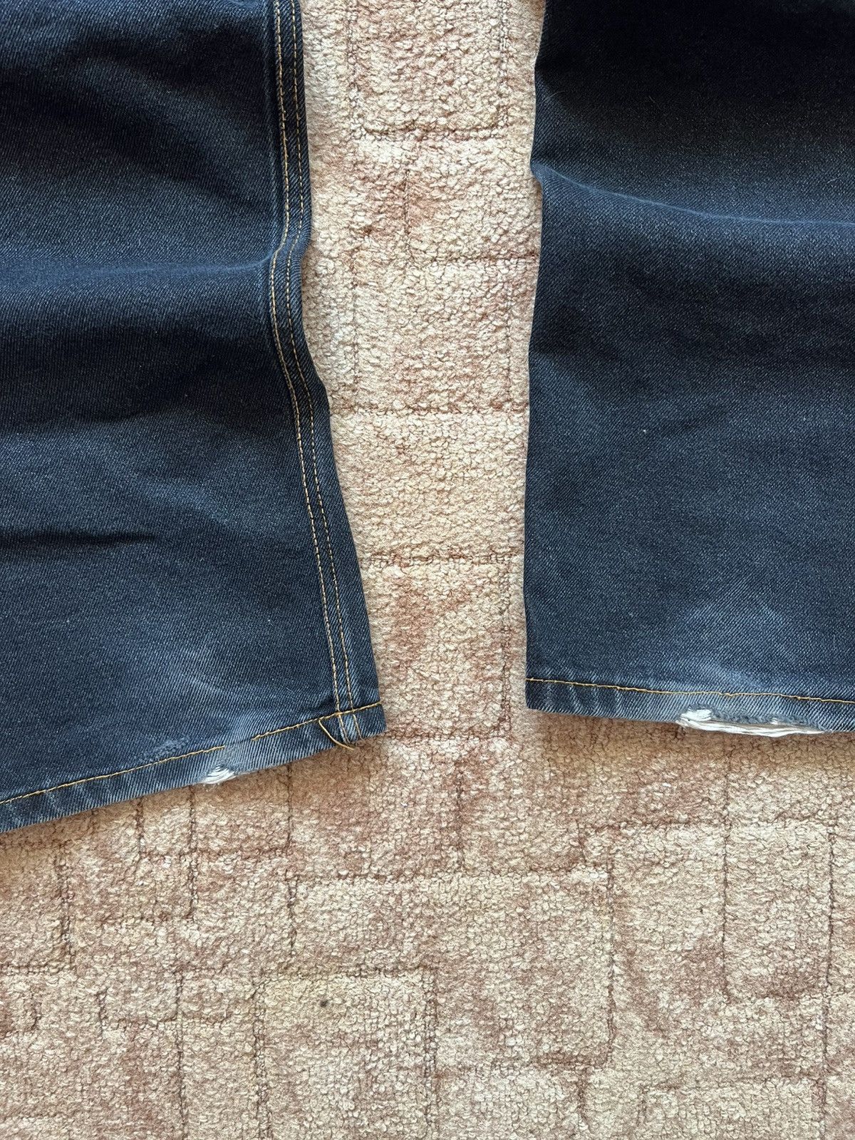 Armani Vintage Armani Metal Logo Streetwear Baggy Jeans Pants Size US 38 / EU 54 - 6 Thumbnail