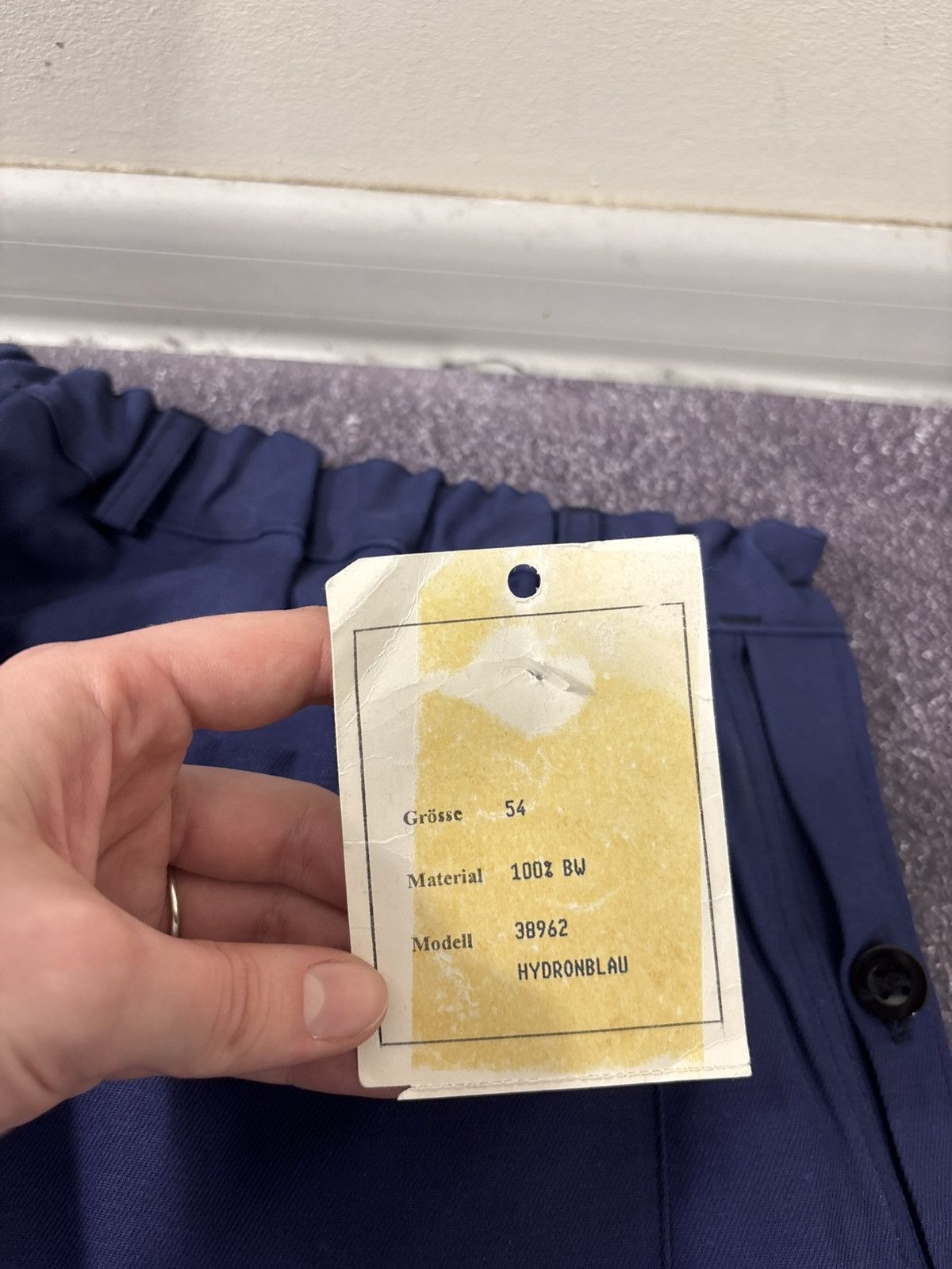 Other Vintage Sanfor French Workwear Pants 60s Cotton Twill Size US 38 / EU 54 - 19 Thumbnail