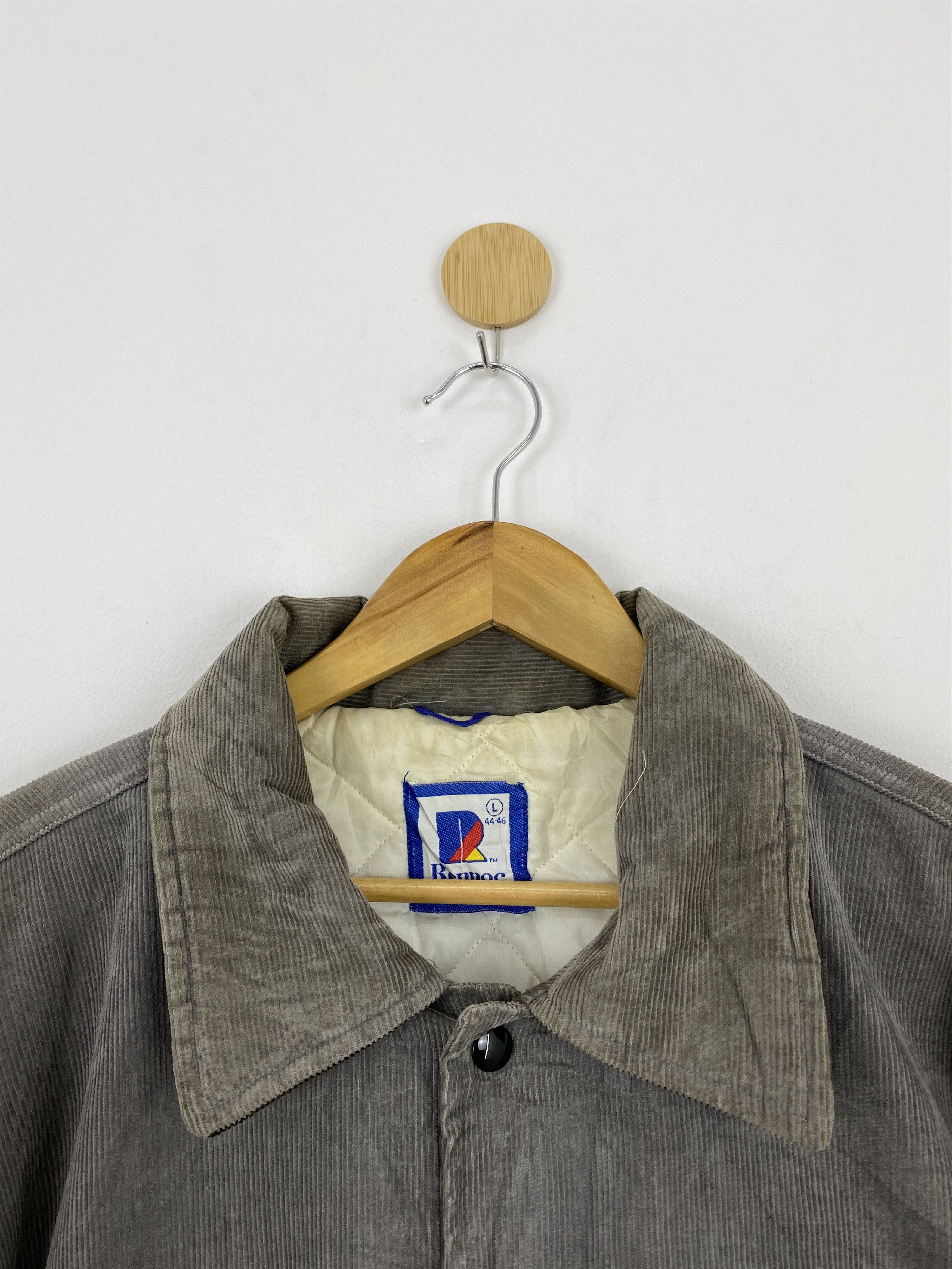 Rennoc Vintage 90s Rennoc Made In Usa Corduroy Bomber Jacket J1727 Size US L / EU 52-54 / 3 - 7 Thumbnail