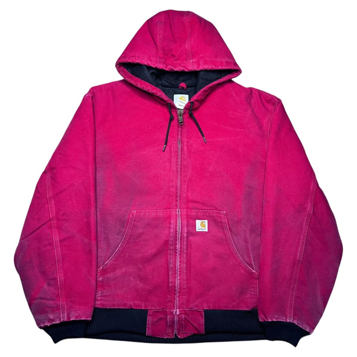 Carhartt Vintage Carhartt J140 Red Men’s Hooded Quilt Lined Jacket Size US XL / EU 56 / 4 - 1 Thumbnail