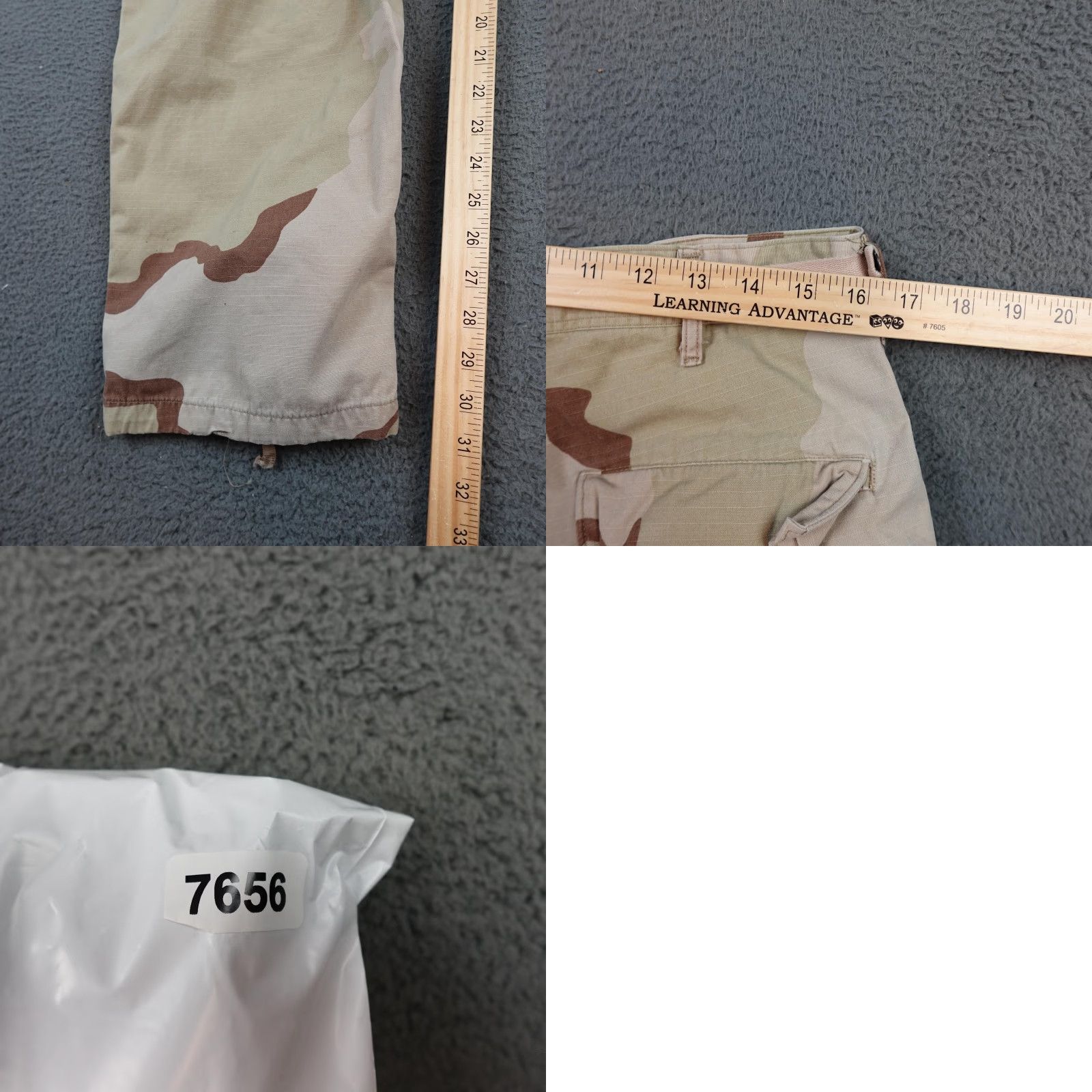 Vintage VINTAGE American Power Source Desert Camo Cargo Pants Mens Medium Army 00s Size US 31 - 8 Thumbnail