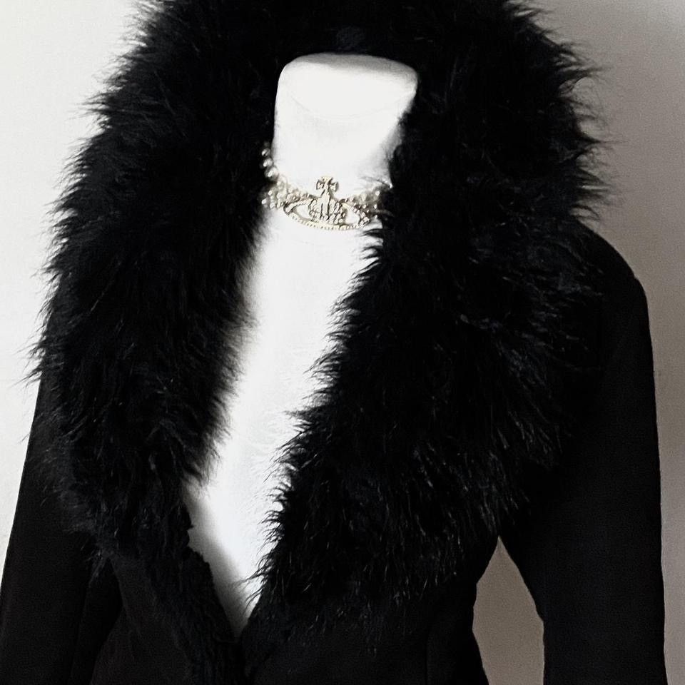 Vintage Vintage black Afgan Grunge Penny Lane faux fur coat jacket Size M / US 6-8 / IT 42-44 - 2 Thumbnail