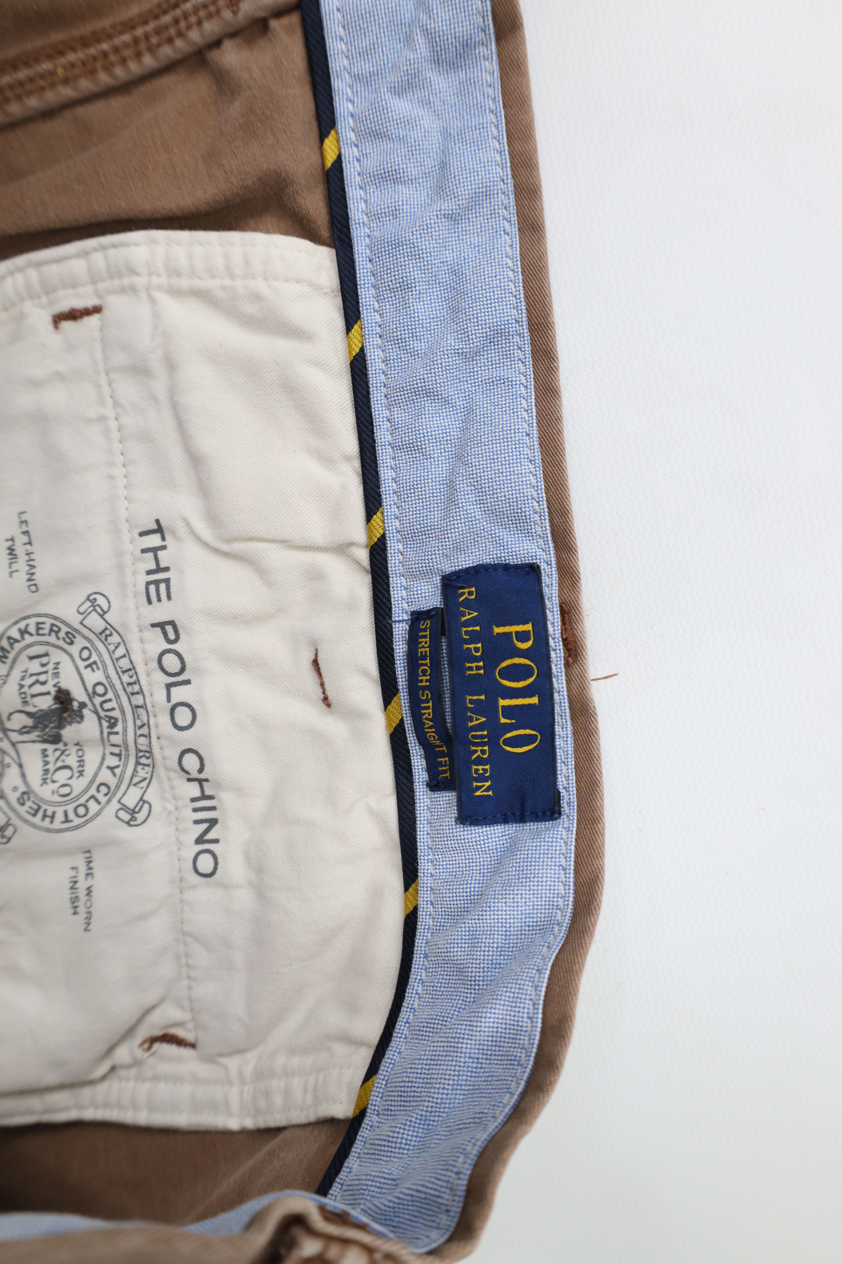 Ralph Lauren × Vintage Vintage Y2K Ralph Lauren Wide Leg Stretch Chino Pants Brown Size US 38 / EU 54 - 4 Thumbnail