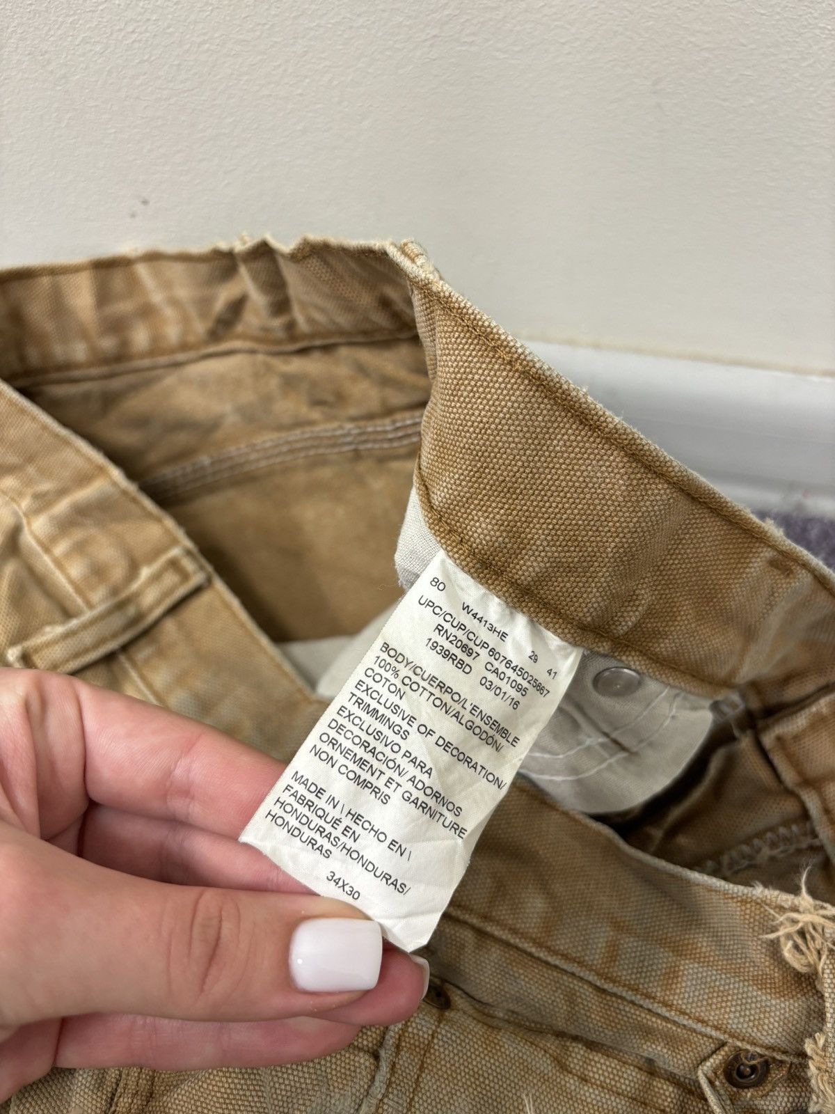 Dickies Vintage Dickies USA Workwear Faded Baggy Carpenter Pants Size US 34 / EU 50 - 16 Thumbnail