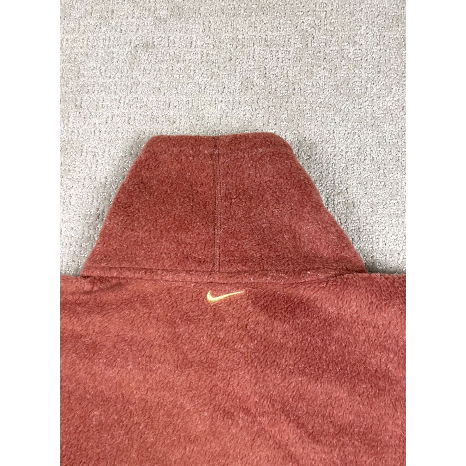 Nike Nike Jacket Womens M Red Therma Fleece Cowl Neck Pullover Long Sleeve Sweatshirt Size M / US 6-8 / IT 42-44 - 6 Thumbnail