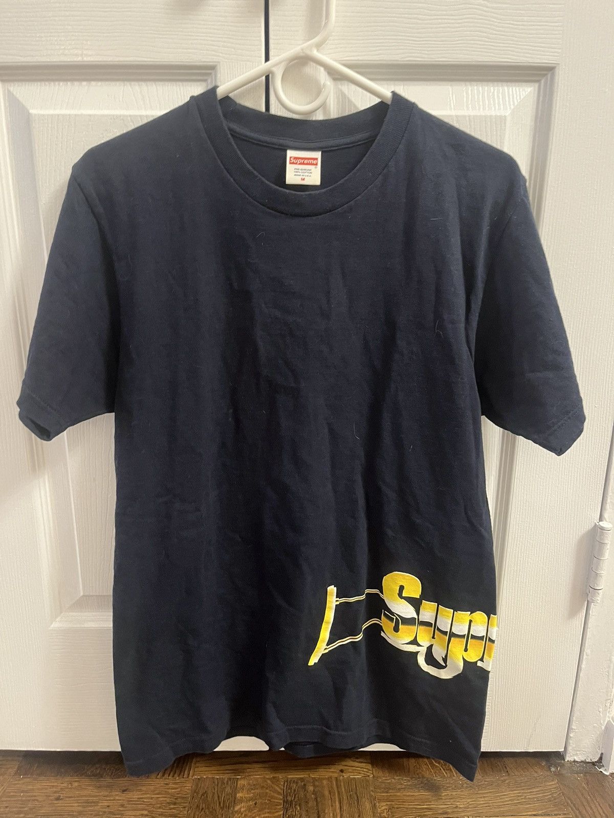 Supreme Supreme Automatic Tee Navy Size Medium Size US M / EU 48-50 / 2 - 1 Thumbnail