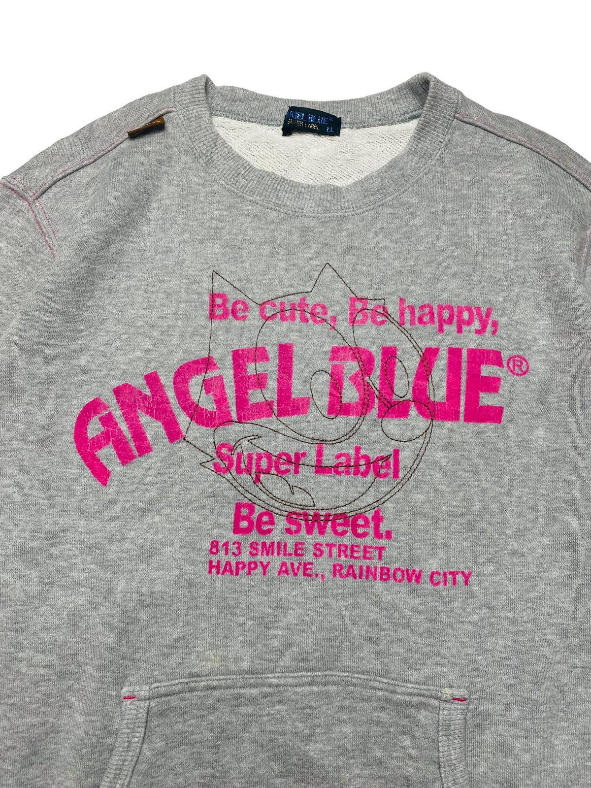 Angel Blue 2000s Angel Blue - Super Label Felix Sweatshirt Size US L / EU 52-54 / 3 - 3 Thumbnail