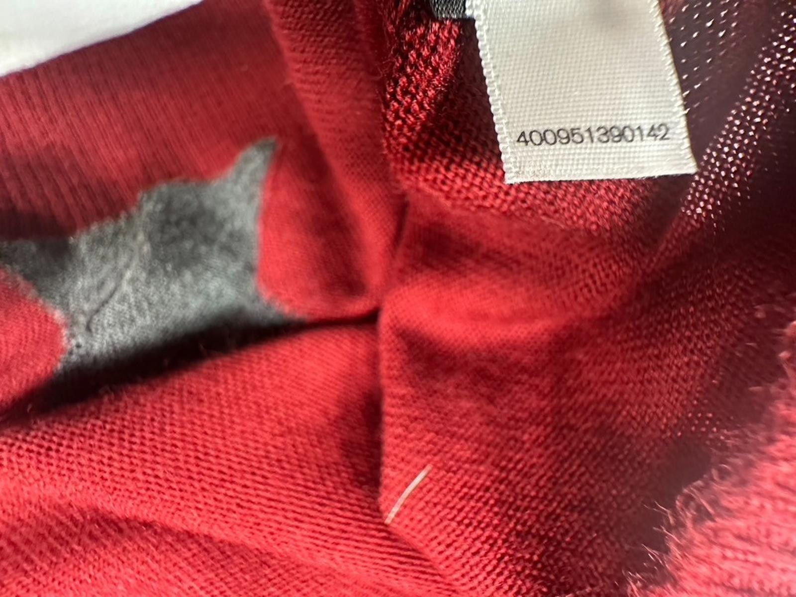 Apt. 9 Apt 9 Merino Wool Blend V-Neck Argyle Sweater Red/Gray XL Size US XL / EU 56 / 4 - 6 Thumbnail