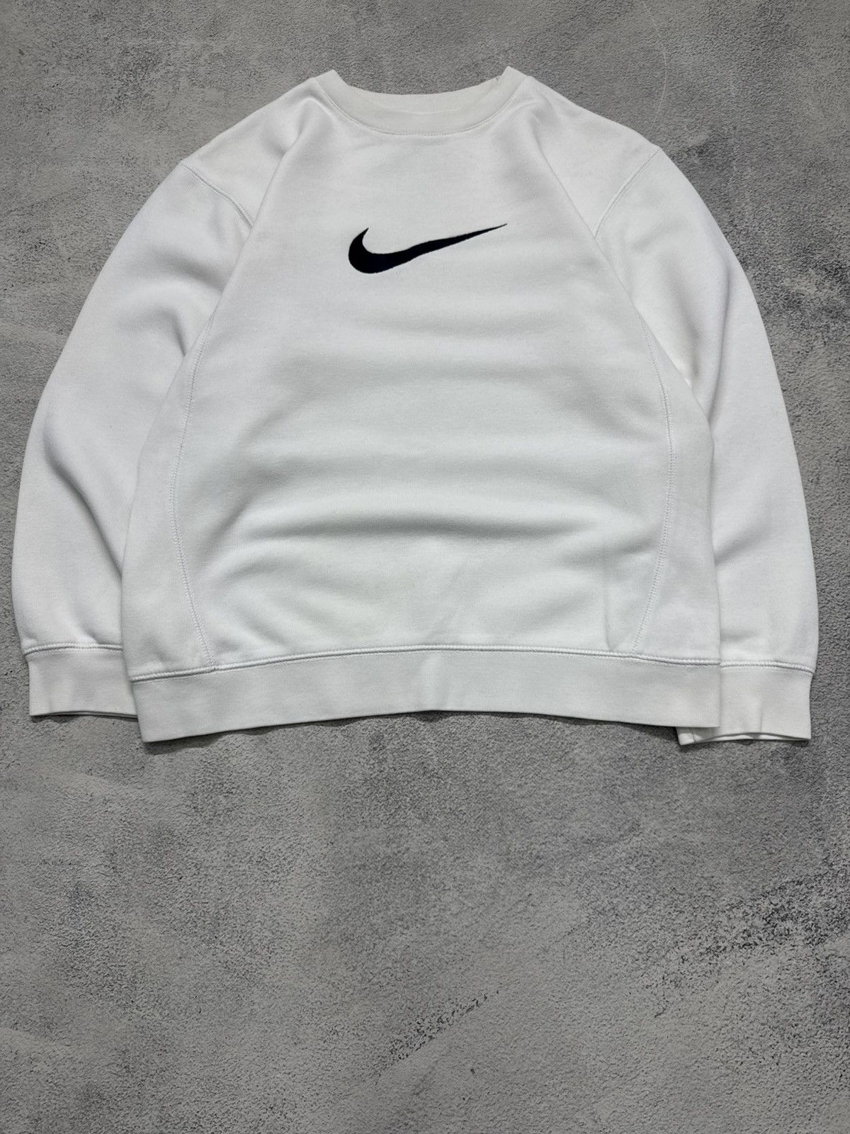 Nike Vintage Y2k Nike Sweatshirt Center Swoosh 00’s Size US XS / EU 42 / 0 - 7 Thumbnail